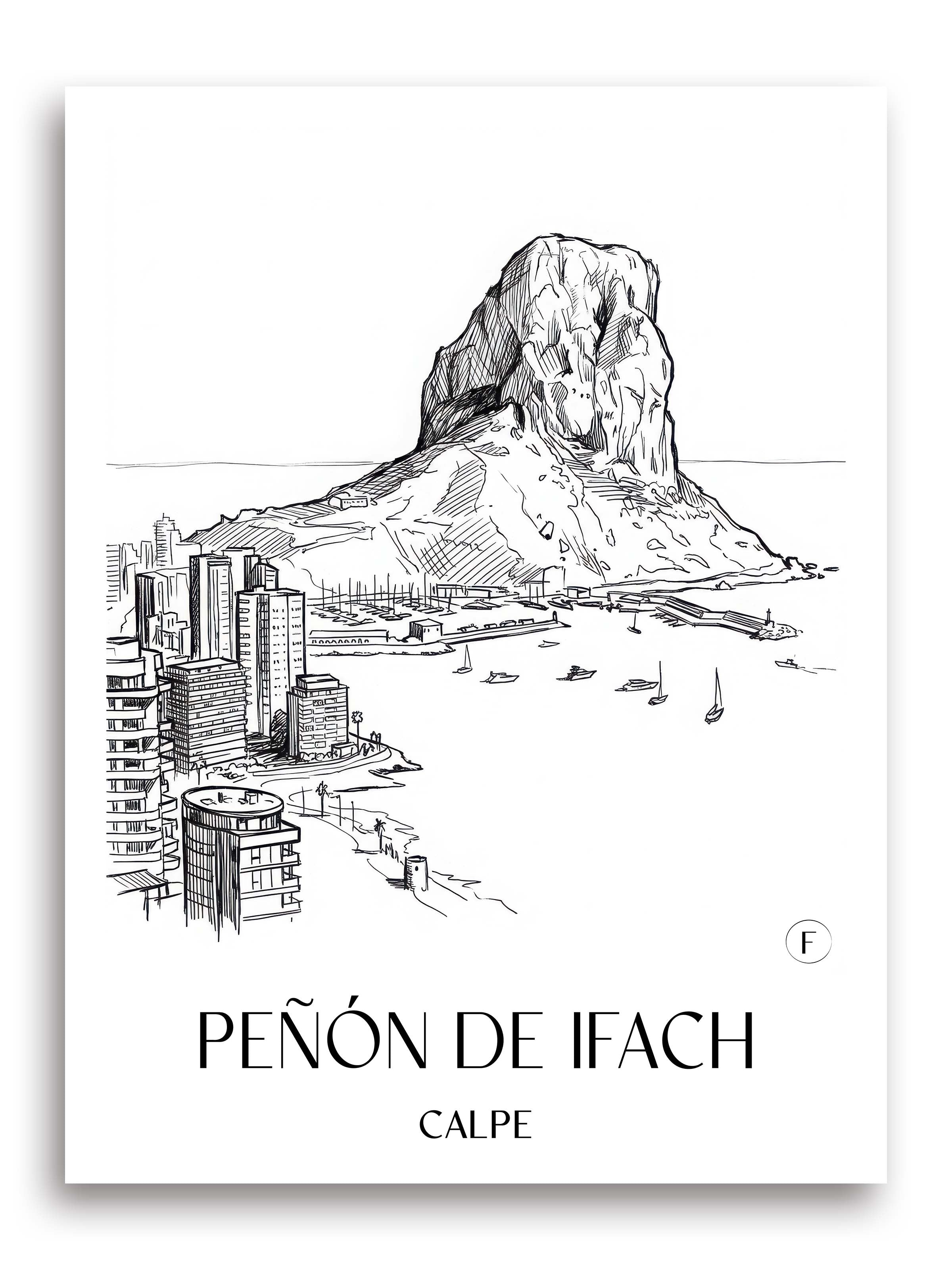 peñón-de-ifach-calpe-spanien-poster-skizze