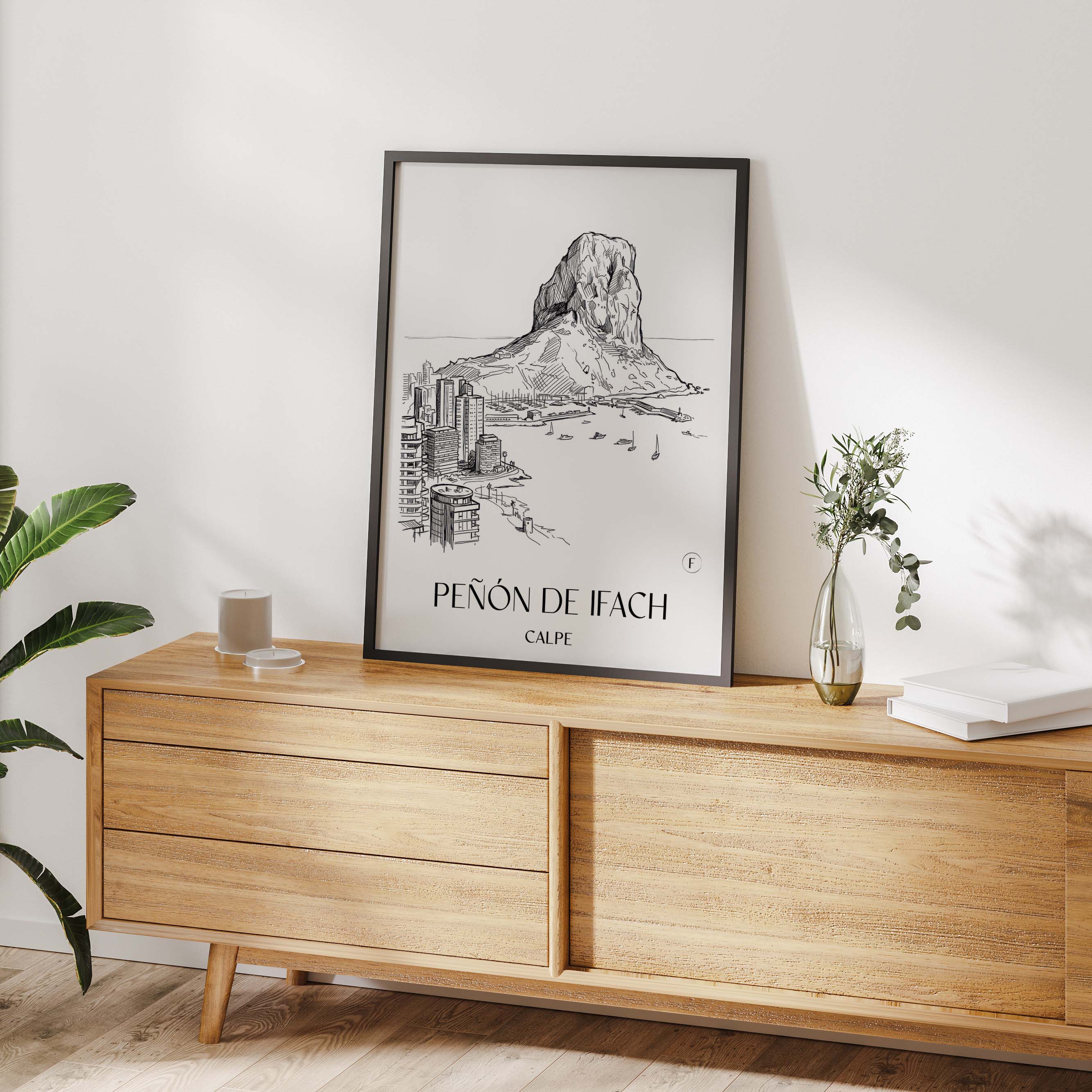 peñón-de-ifach-calpe-spanien-poster-skizze