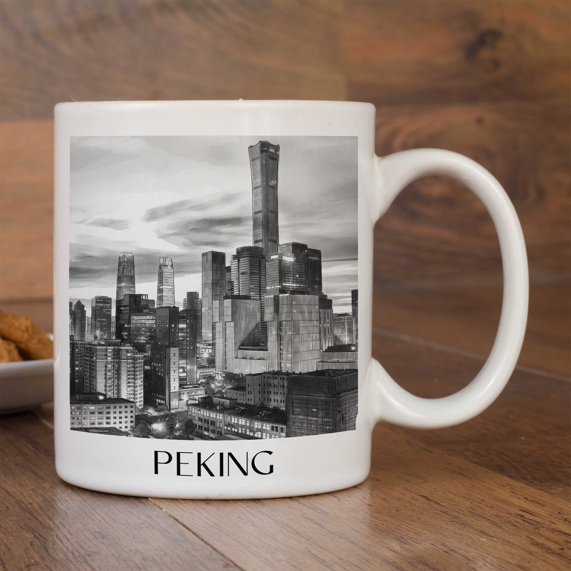 peking-china-kaffeebecher-aquarell-schwarz-weiss
