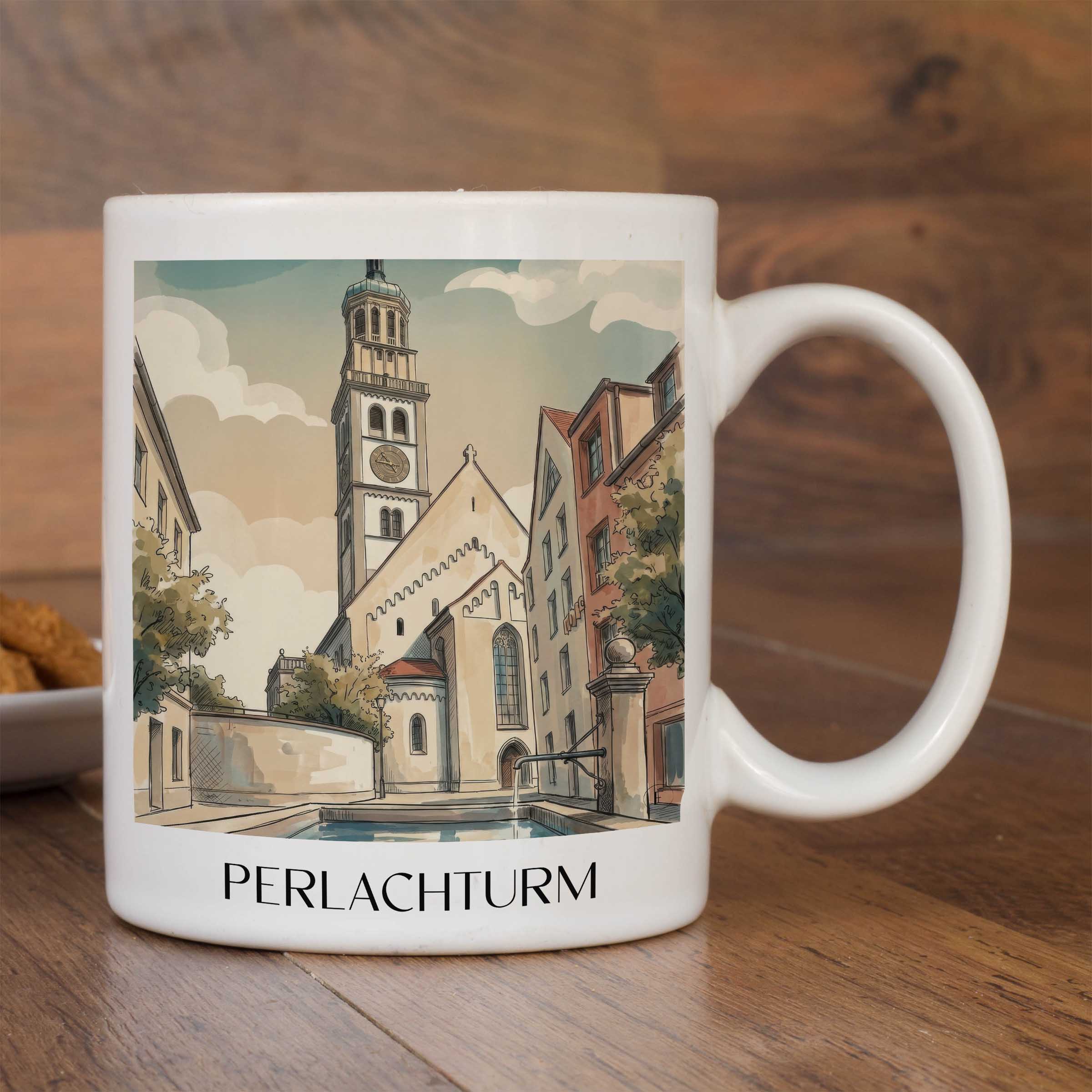 perlachturm-augsburg-deutschland-kaffeebecher-aquarell