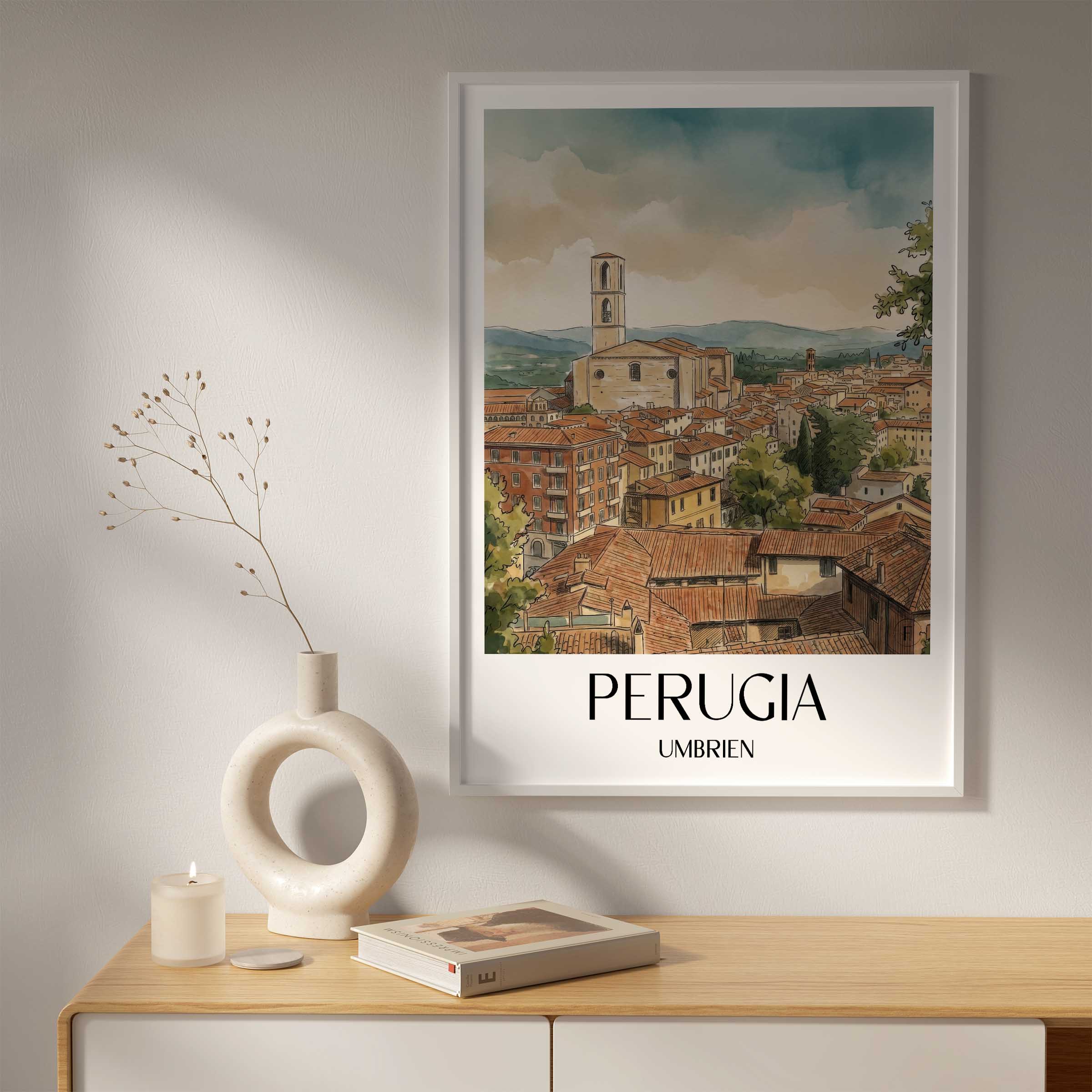perugia-umbrien-italien-poster-aquarell