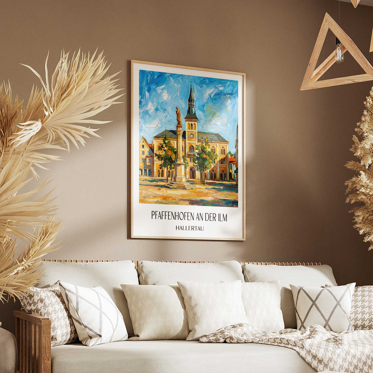 pfaffenhofen-an-der-ilm-hallertau-deutschland-poster-oil-painting-oelgemaelde