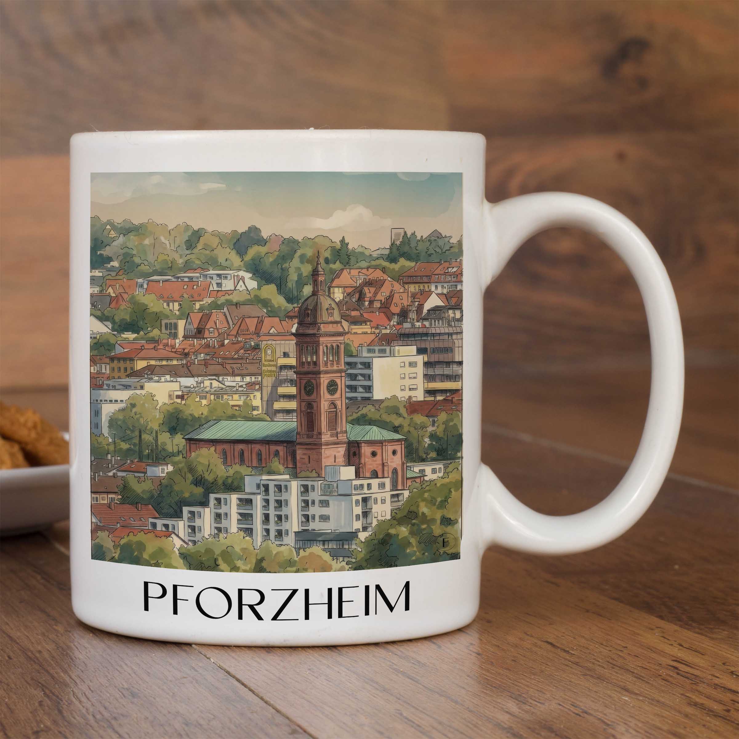 pforzheim-baden-württemberg-deutschland-kaffeebecher-aquarell