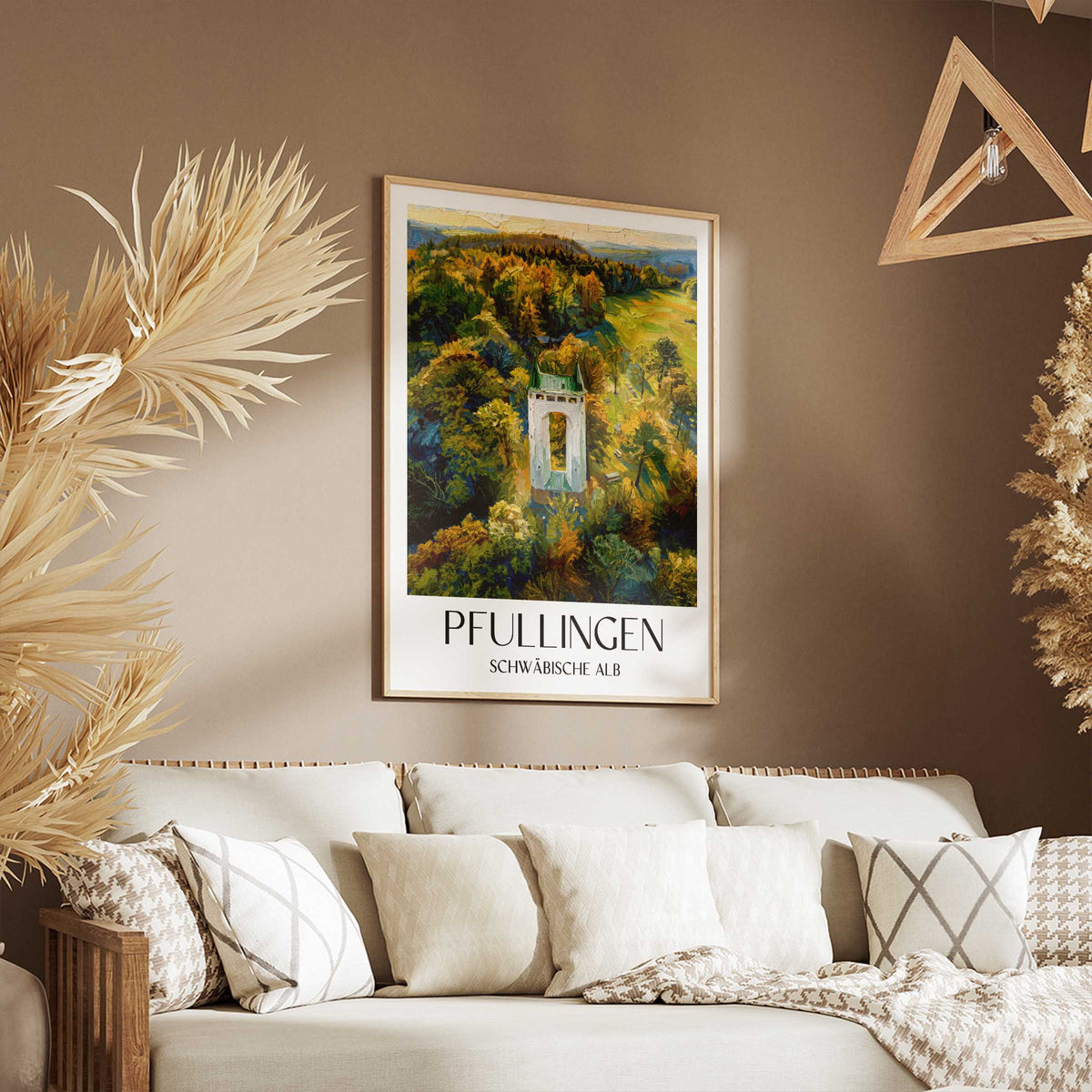 pfullingen-schwäbische-alb-deutschland-poster-oil-painting-oelgemaelde