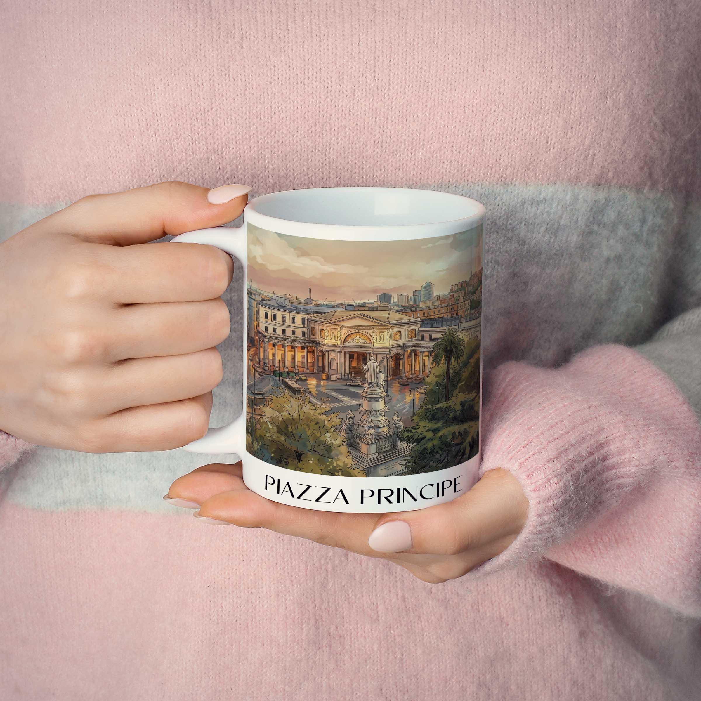 piazza-principe-genua-italien-kaffeebecher-aquarell