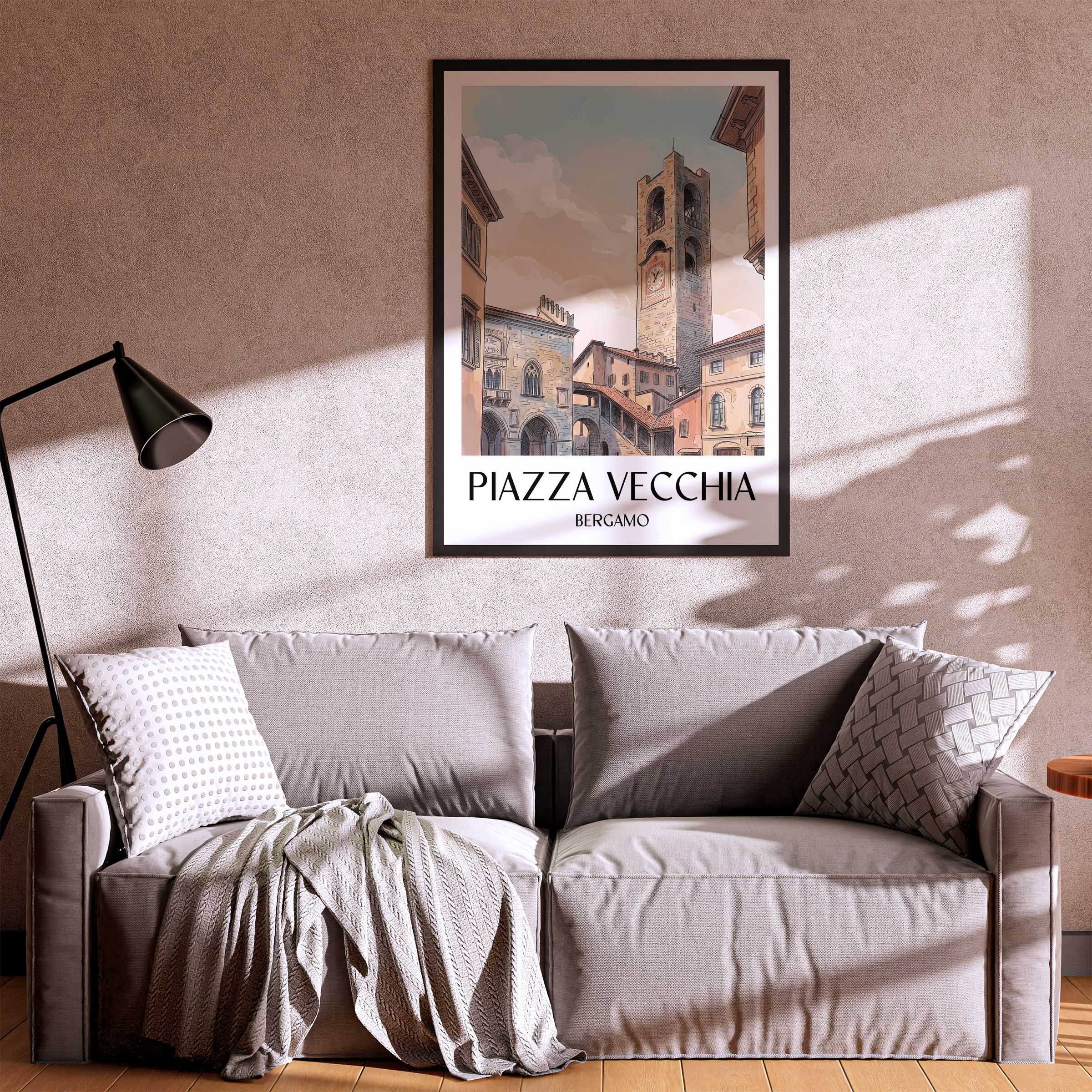 piazza-vecchia-bergamo-italien-poster-aquarell