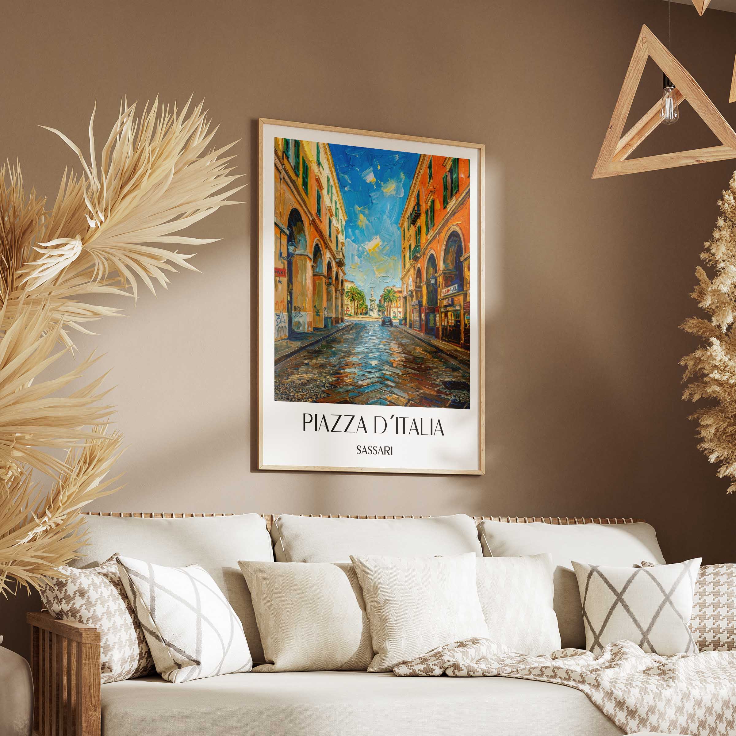 piazza-d´italia-sassari-italien-poster-oil-painting-oelgemaelde