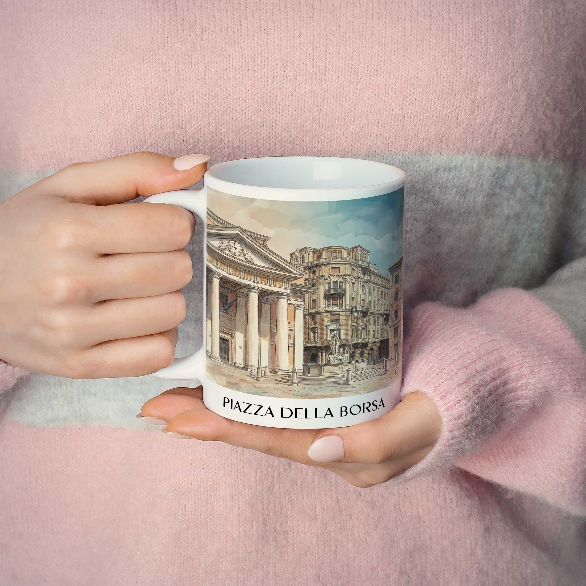 piazza-della-borsa-triest-italien-kaffeebecher-aquarell
