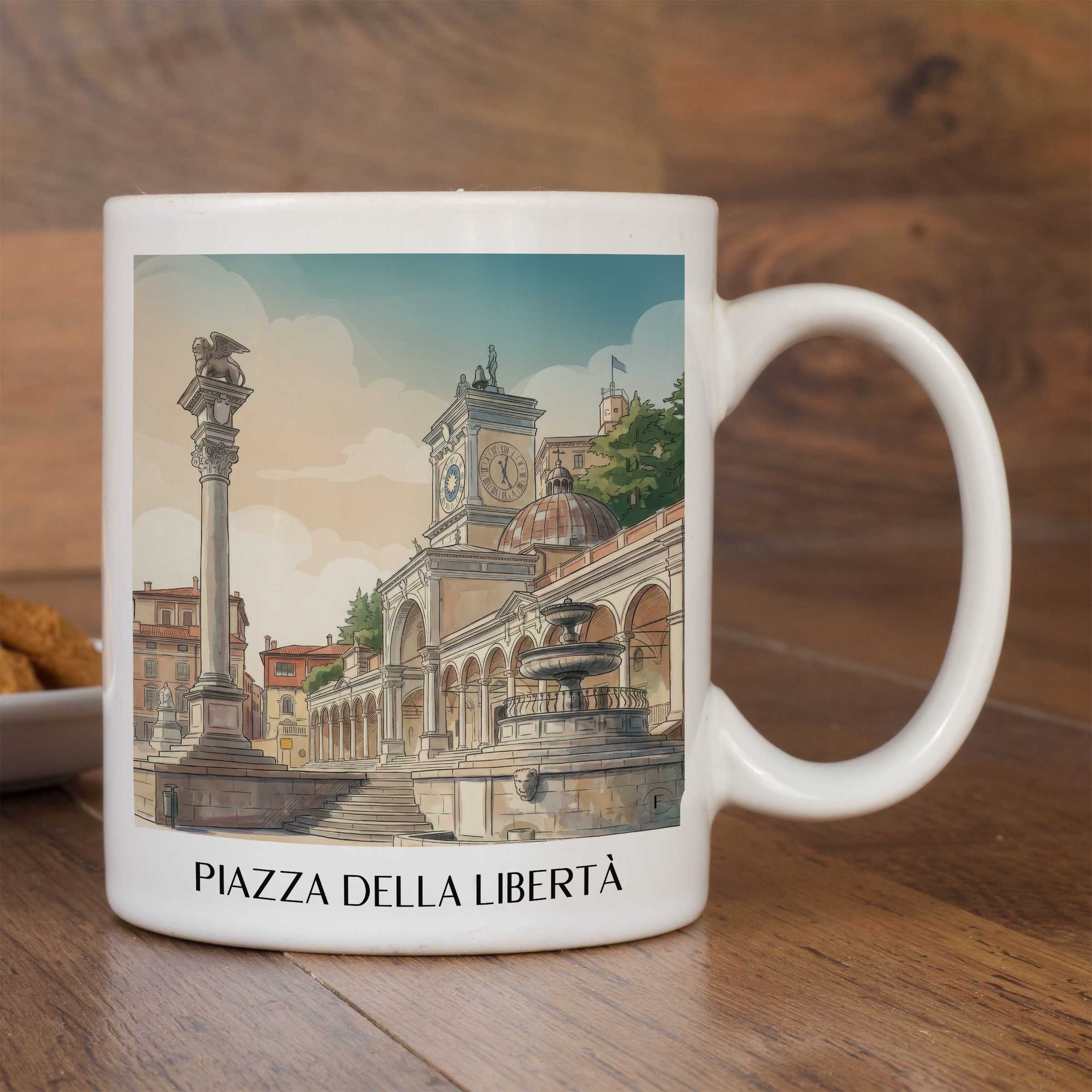 piazza-della-libertà-udine-italien-kaffeebecher-aquarell
