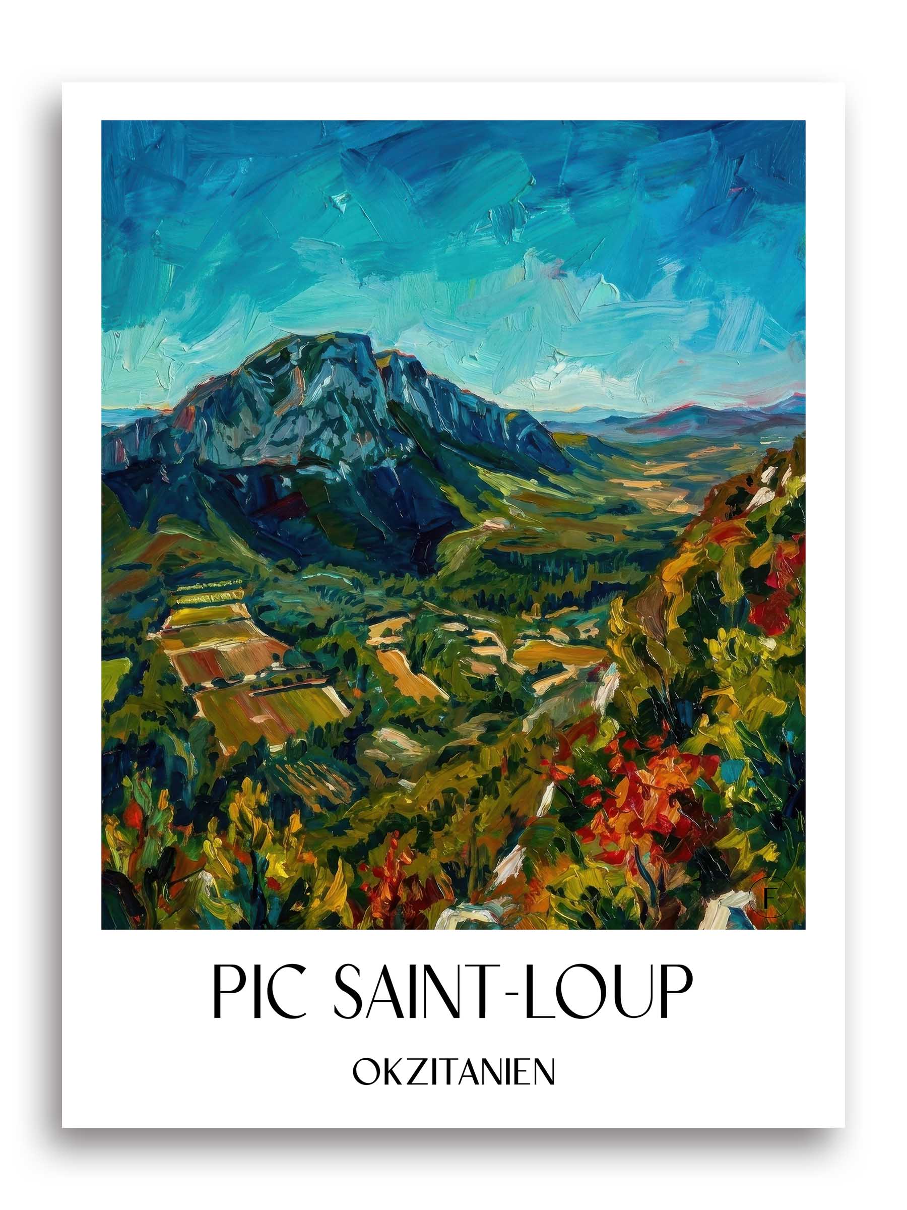 pic-saint-loup-okzitanien-frankreich-poster-oil-painting-oelgemaelde