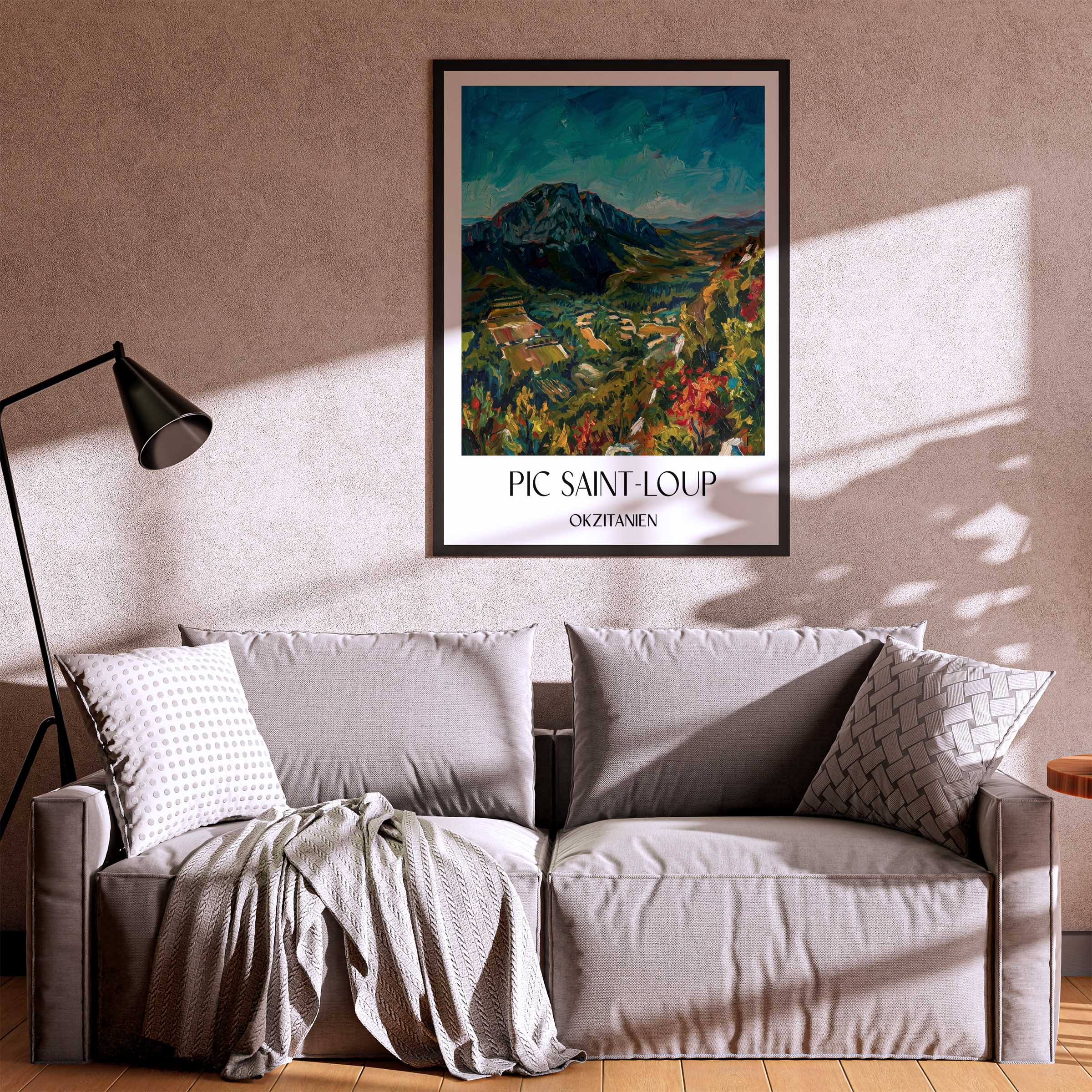 pic-saint-loup-okzitanien-frankreich-poster-oil-painting-oelgemaelde