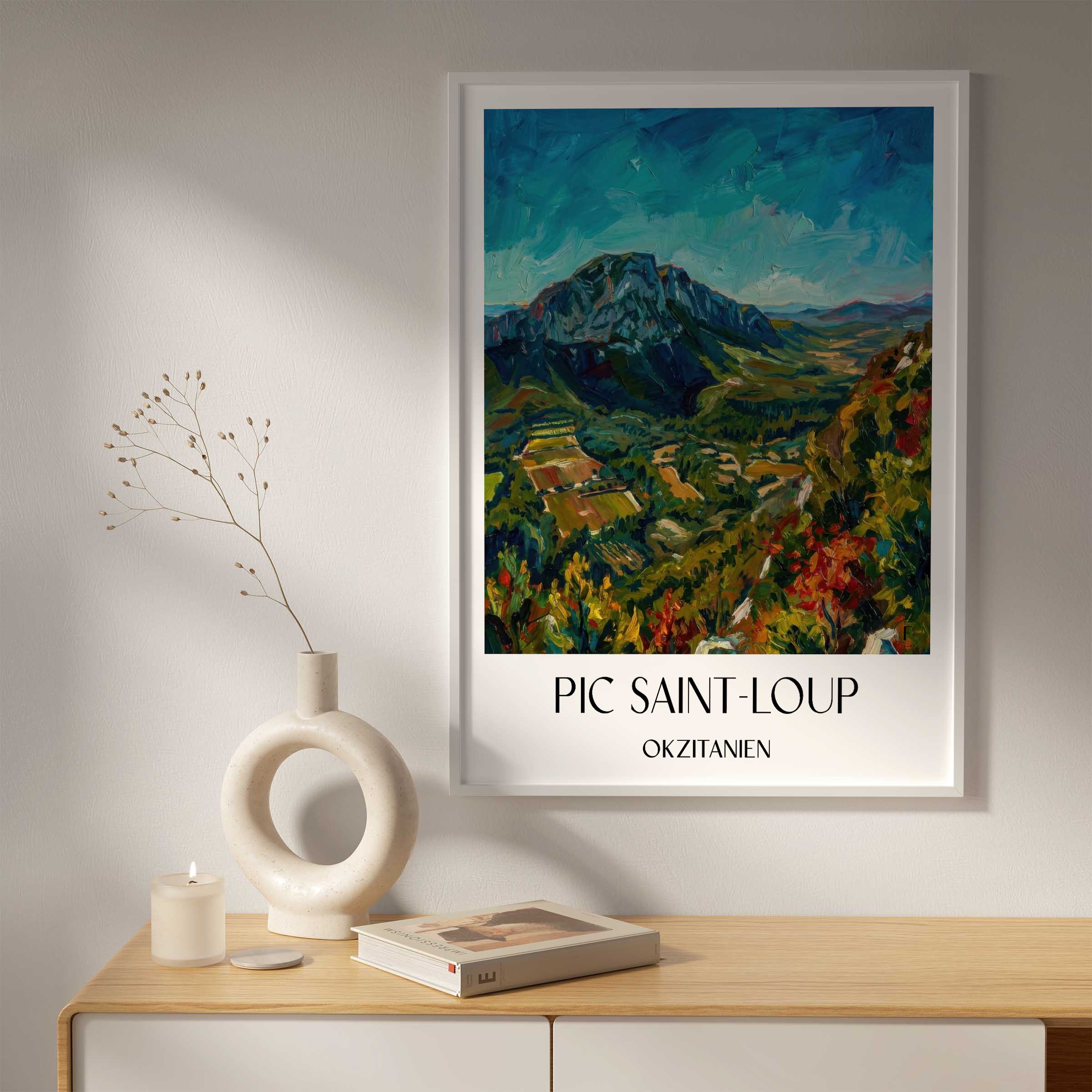 pic-saint-loup-okzitanien-frankreich-poster-oil-painting-oelgemaelde