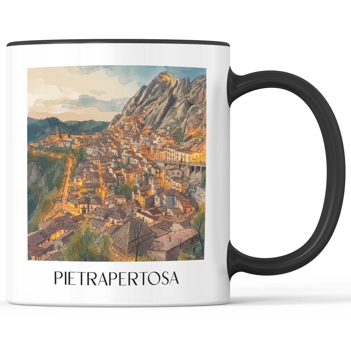 pietrapertosa-basilikata-italien-kaffeebecher-aquarell