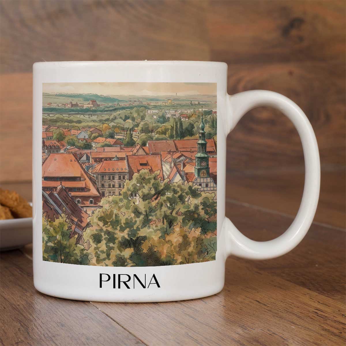 pirna-sächsische-schweiz-deutschland-kaffeebecher-aquarell