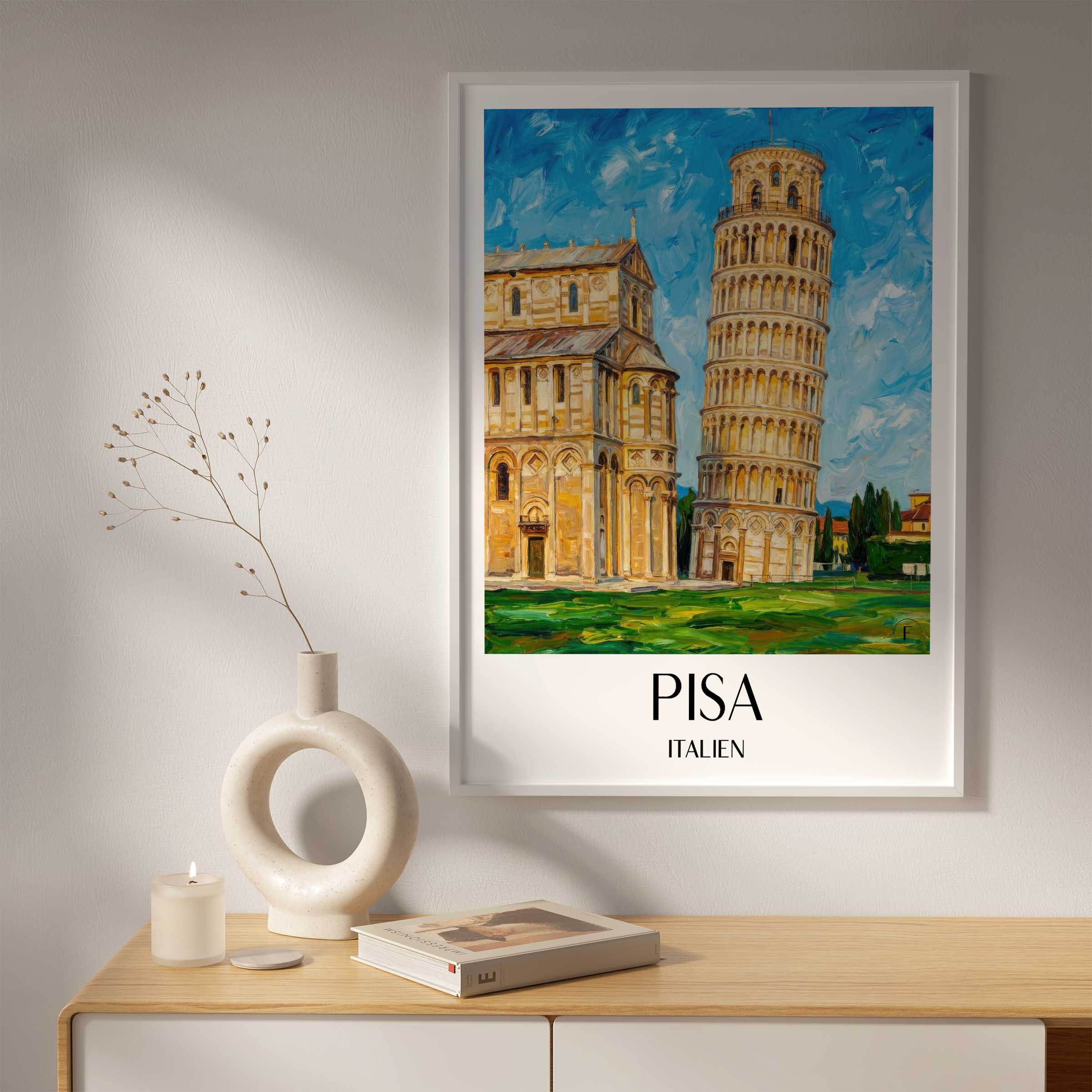 pisa-italien-poster-oil-painting-oelgemaelde