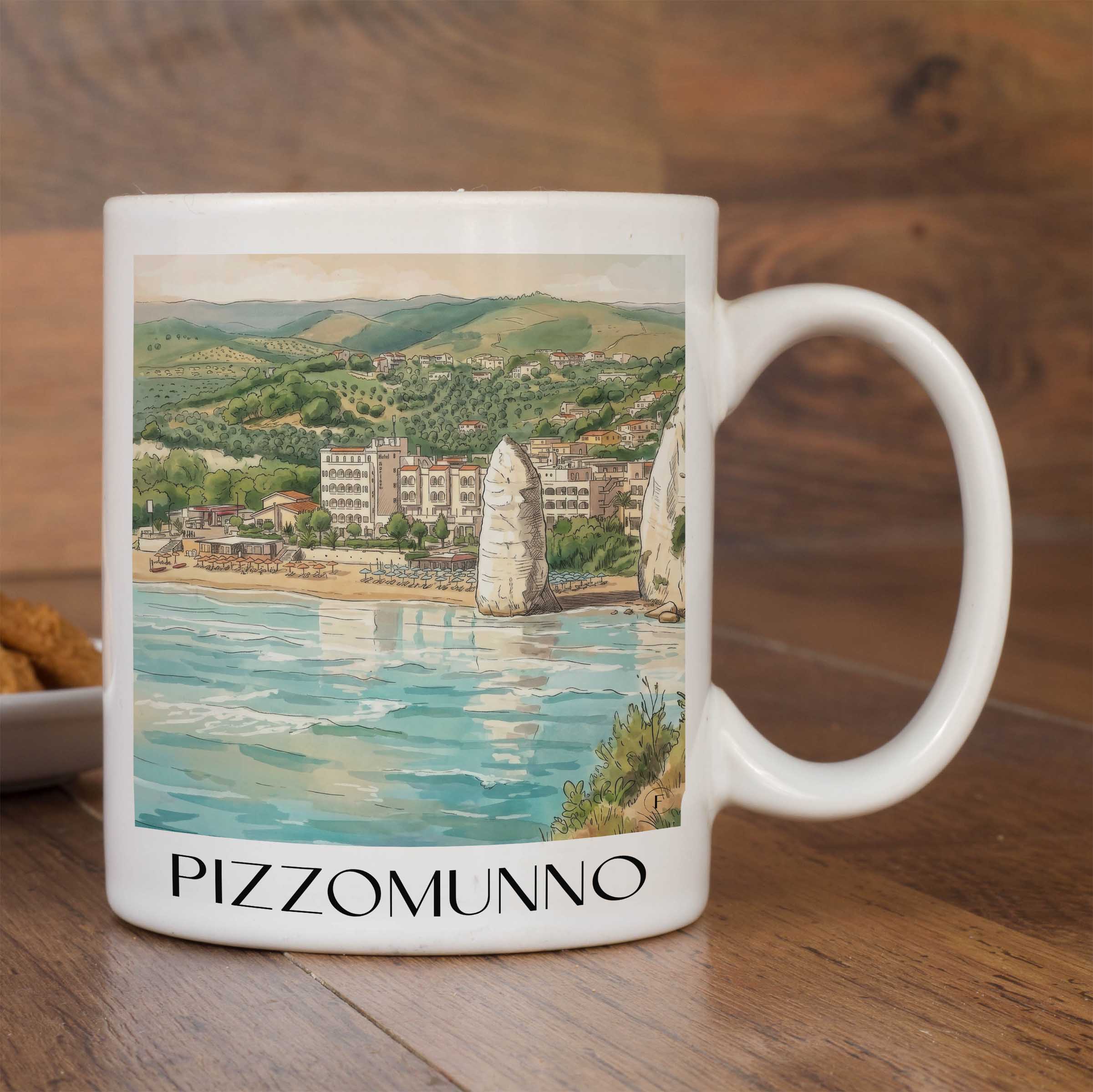 pizzomunno-vieste-italien-kaffeebecher-aquarell