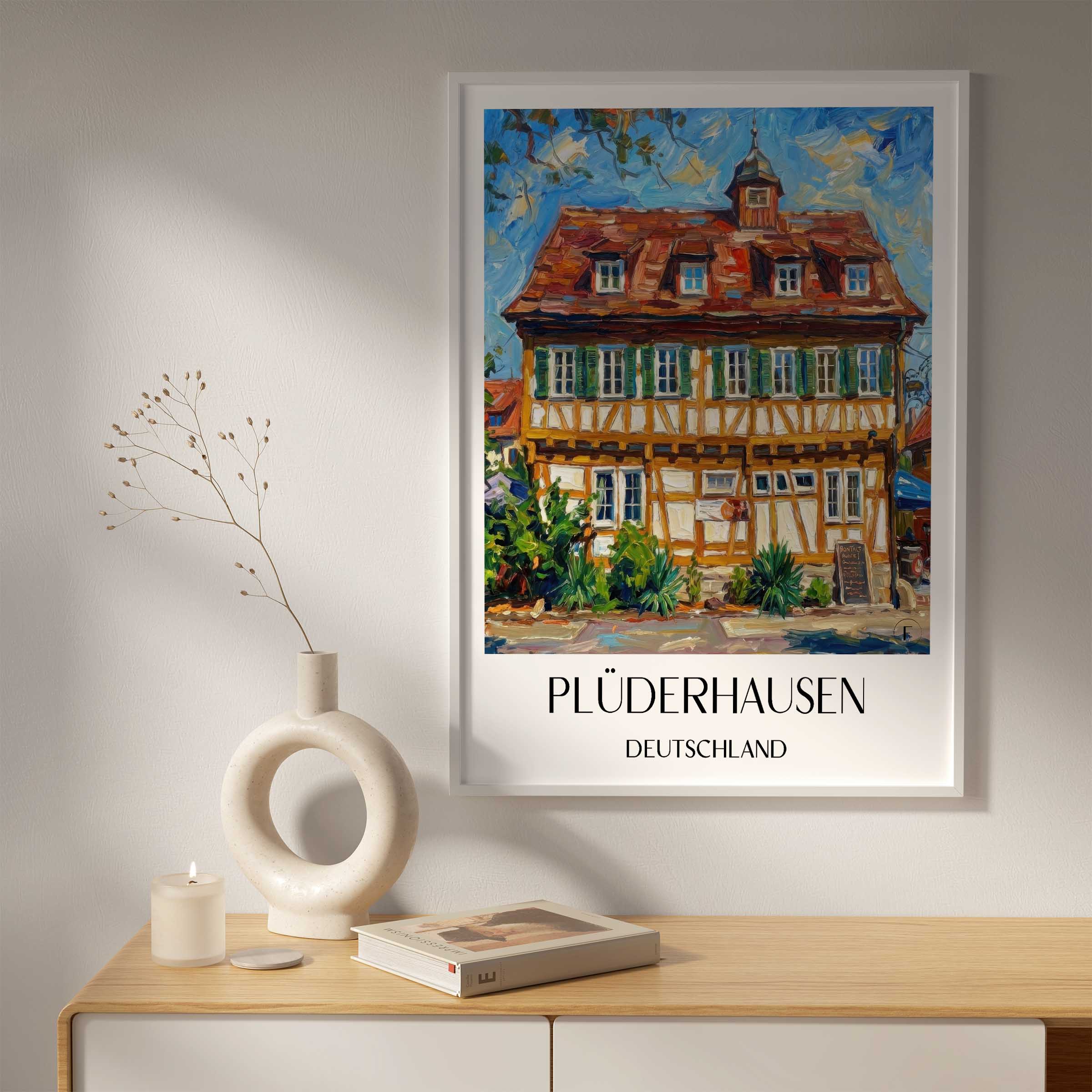 plüderhausen-deutschland-poster-oil-painting-oelgemaelde