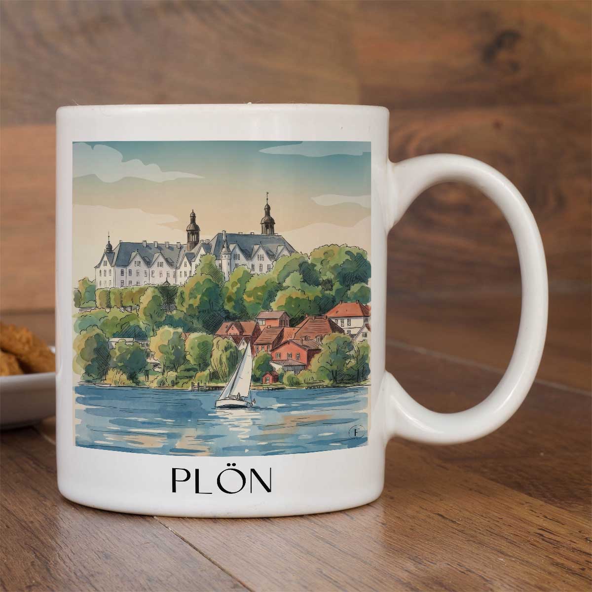 plön-schleswig-holstein-deutschland-kaffeebecher-aquarell