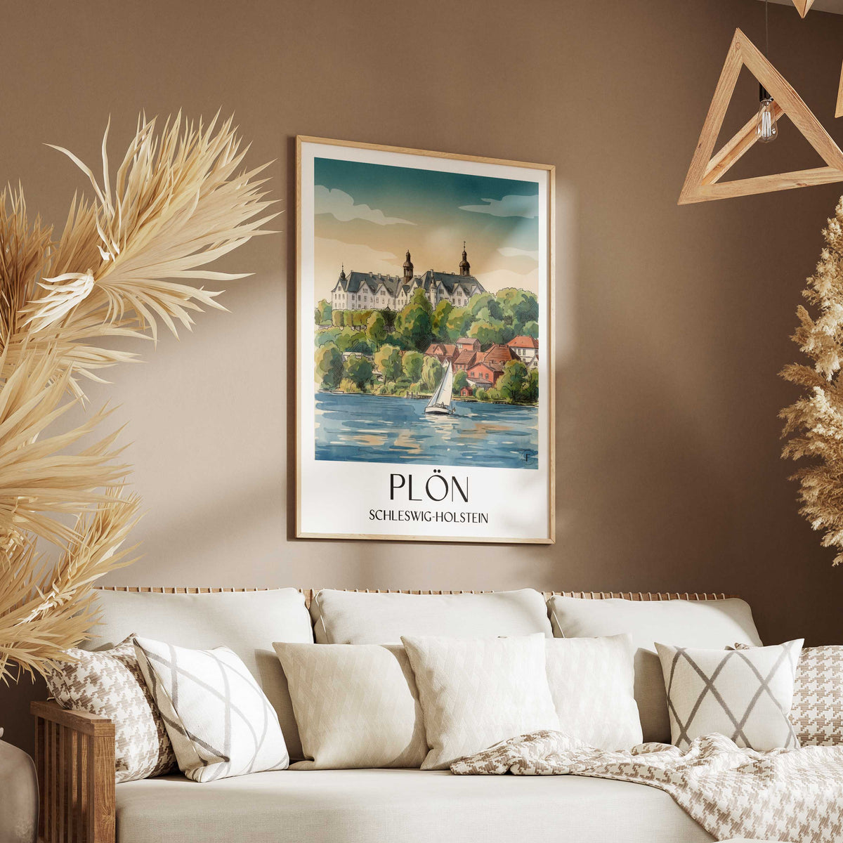 plön-schleswig-holstein-deutschland-poster-aquarell