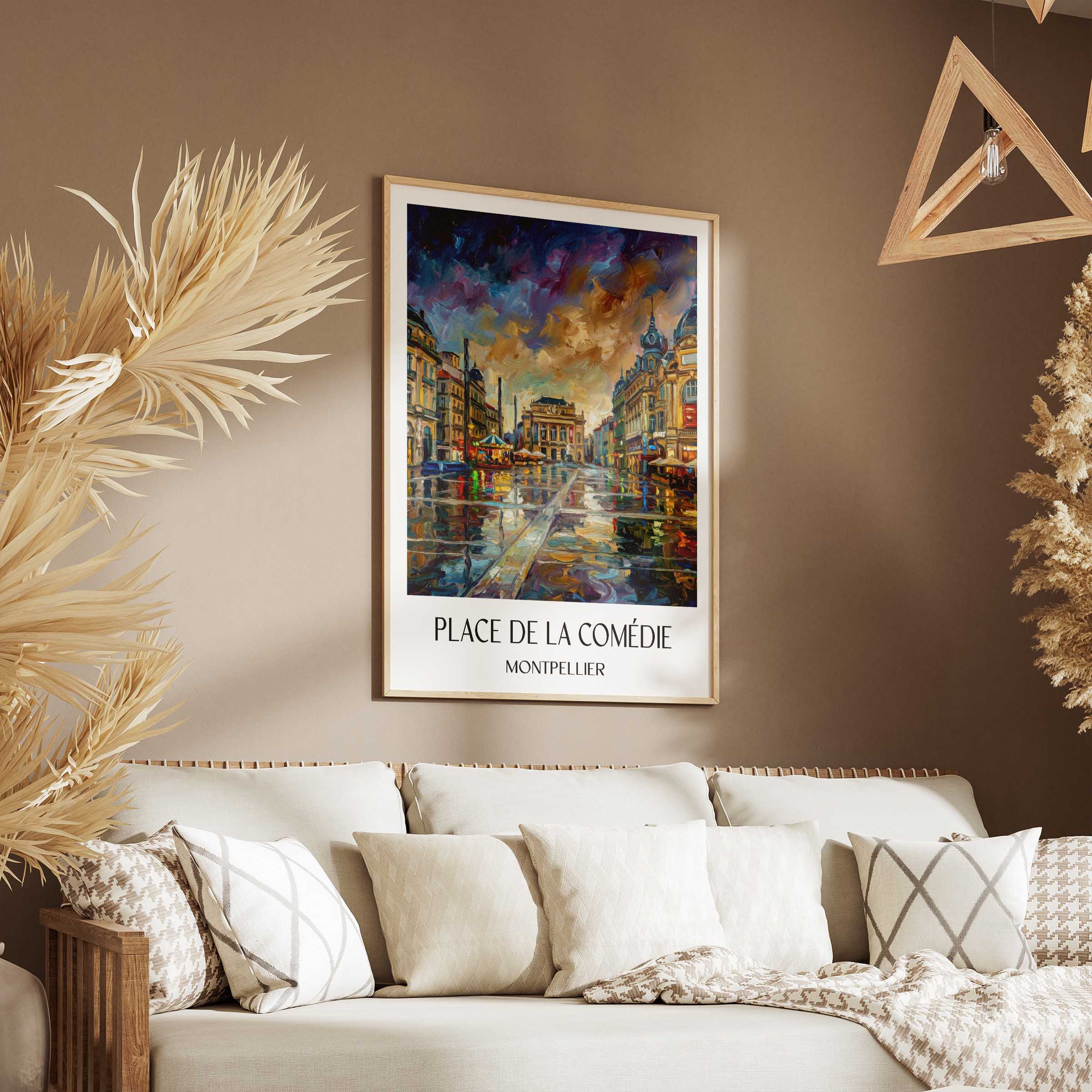 place-de-la-comédie-montpellier-frankreich-poster-oil-painting-oelgemaelde