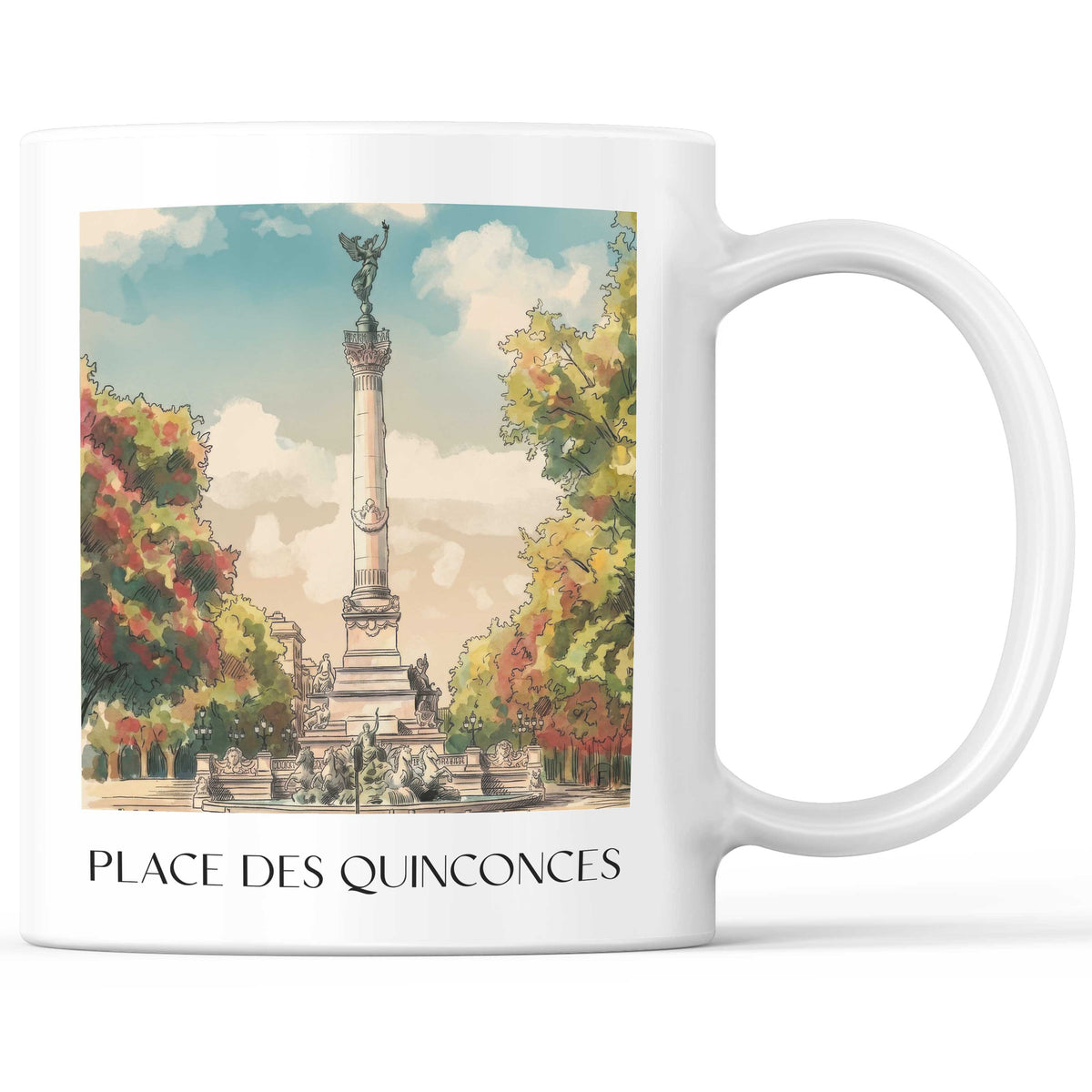 place-des-quinconces-bordeaux-frankreich-kaffeebecher-aquarell