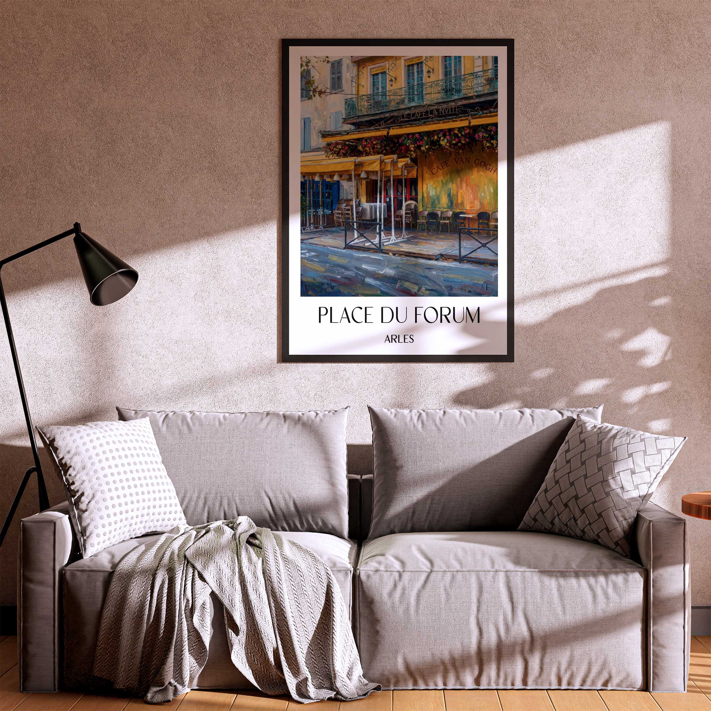 place-du-forum-arles-frankreich-poster-oil-painting-oelgemaelde