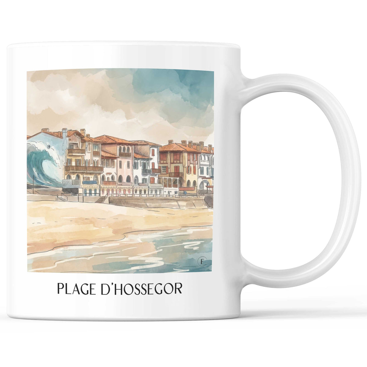 plage-d'hossegor-côte-landaise-frankreich-kaffeebecher-aquarell