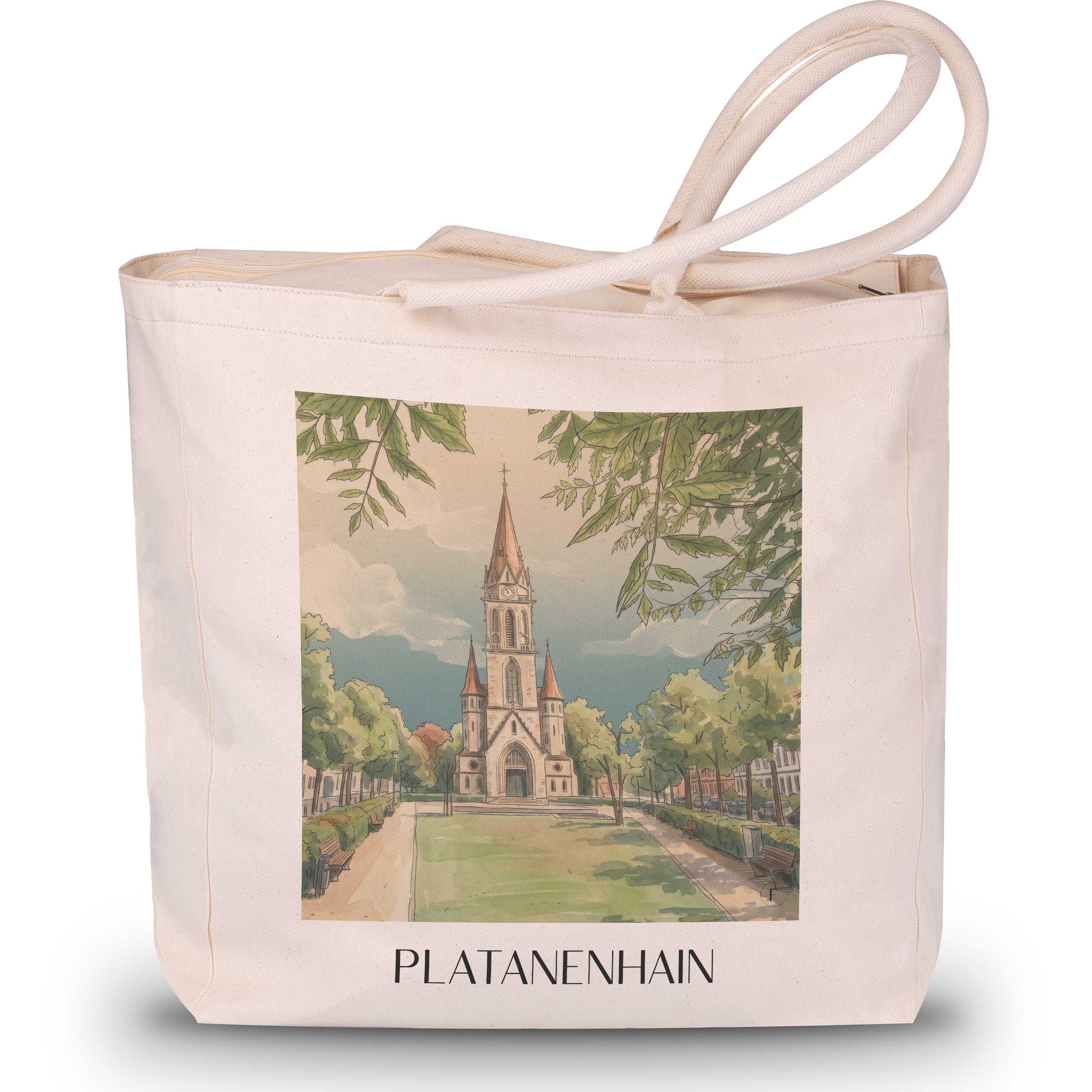 platanenhain-darmstadt-deutschland-einkaufstasche-aquarell