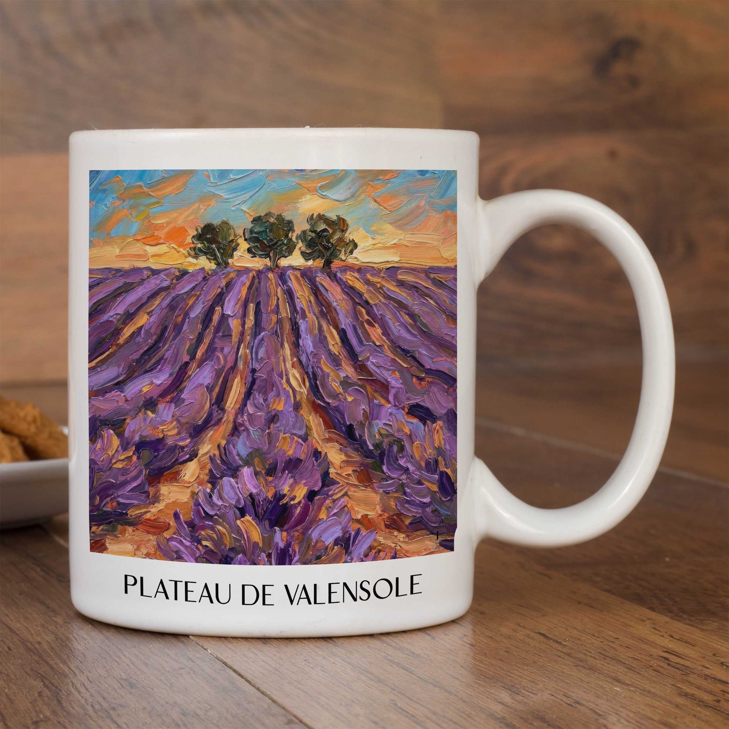 plateau-de-valensole-provence-frankreich-kaffeebecher-oil-painting-oelgemaelde