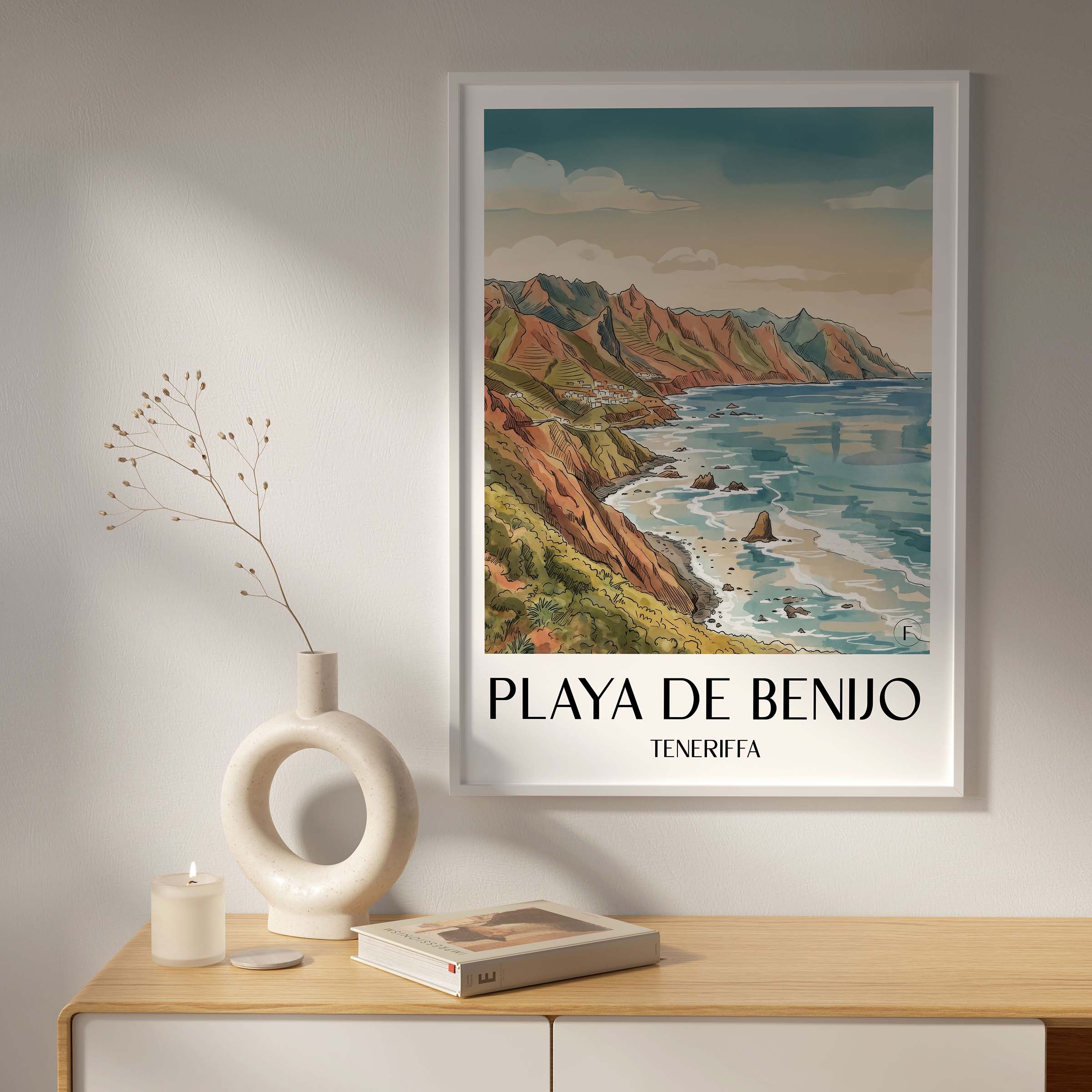 playa-de-benijo-teneriffa-spanien-poster-aquarell