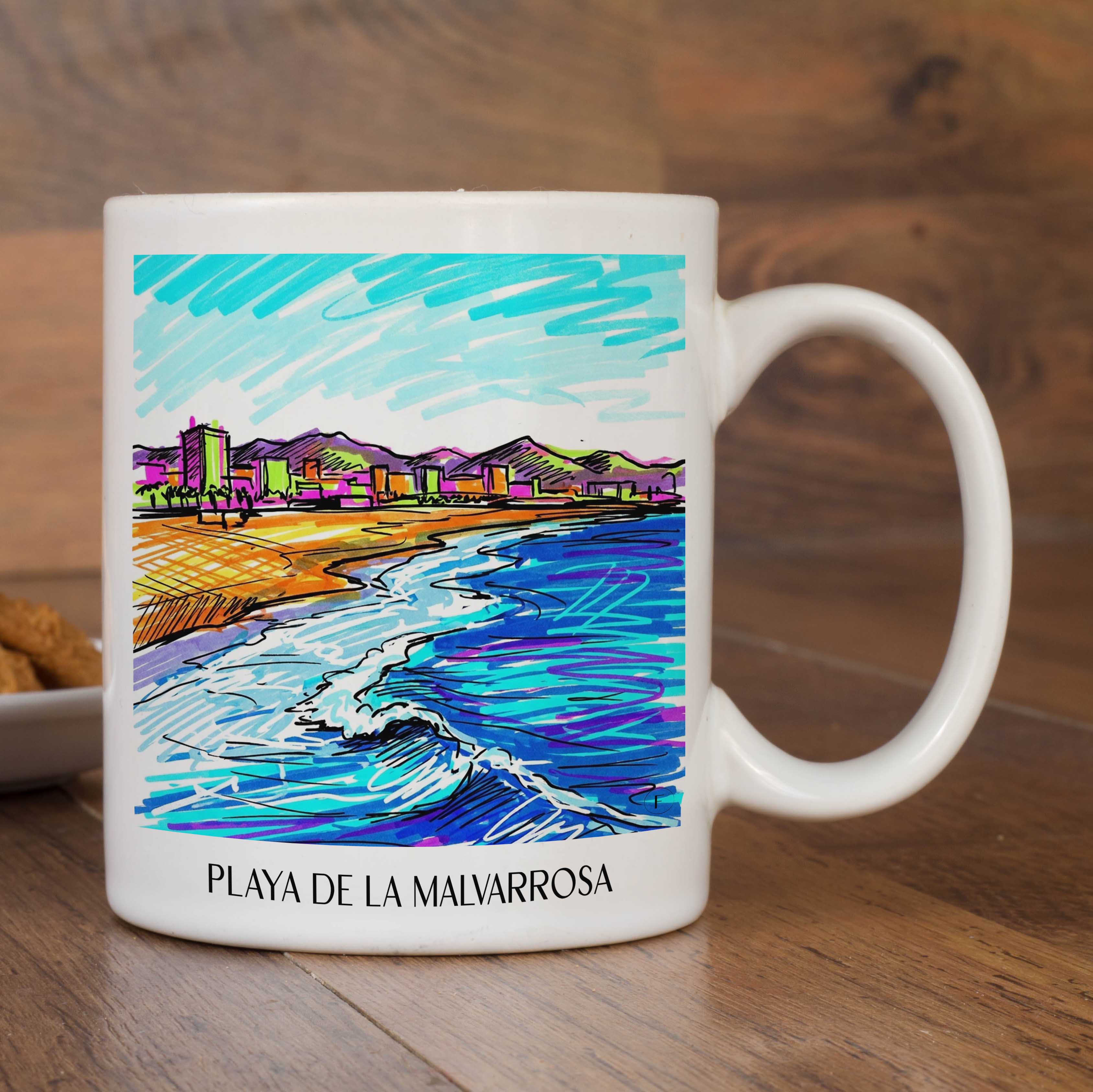 playa-de-la-malvarrosa-valencia-spanien-kaffeebecher-graffiti