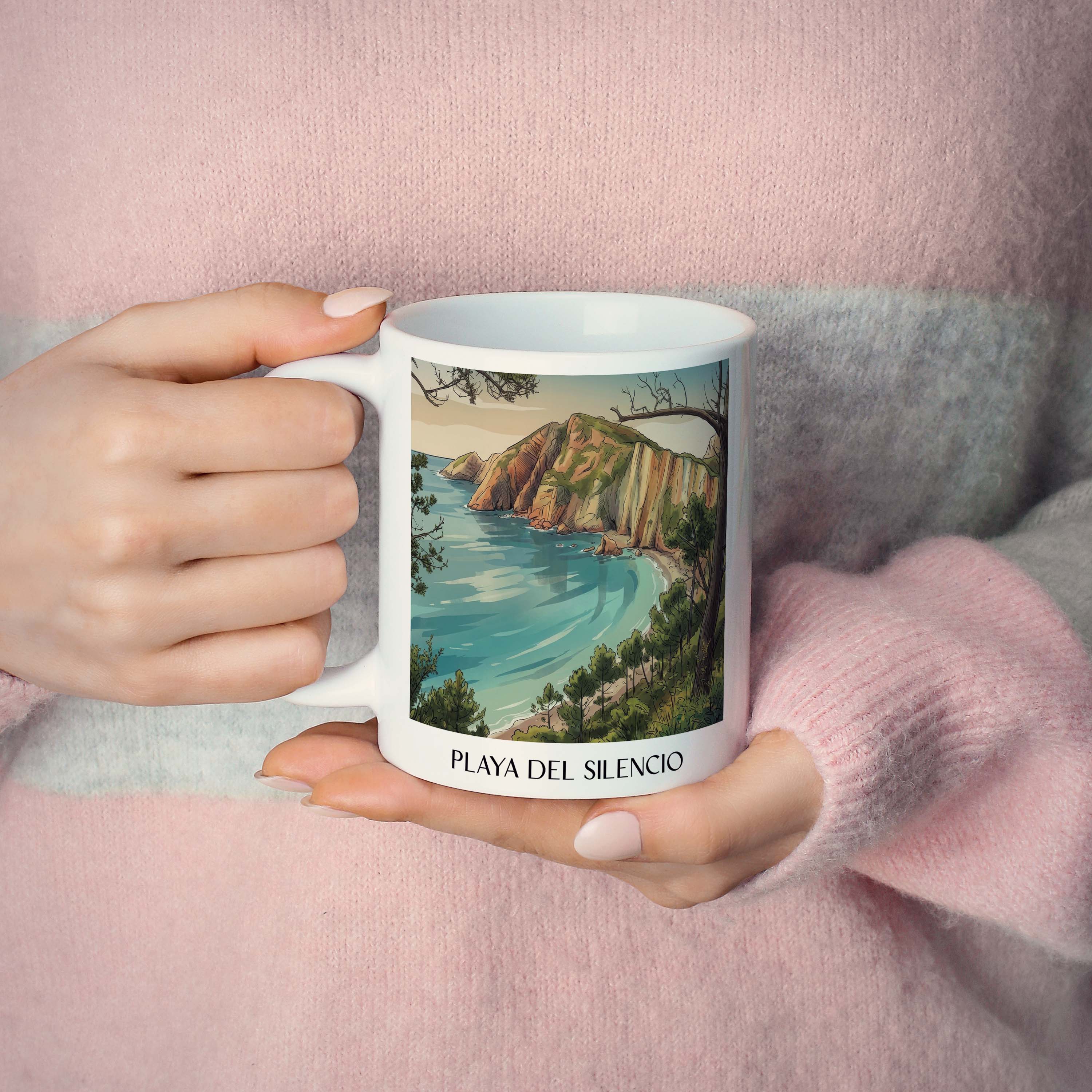 playa-del-silencio-cudillero-spanien-kaffeebecher-aquarell