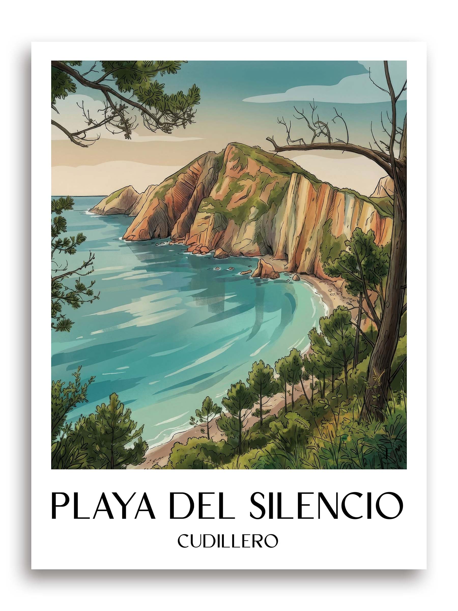 playa-del-silencio-cudillero-spanien-poster-aquarell