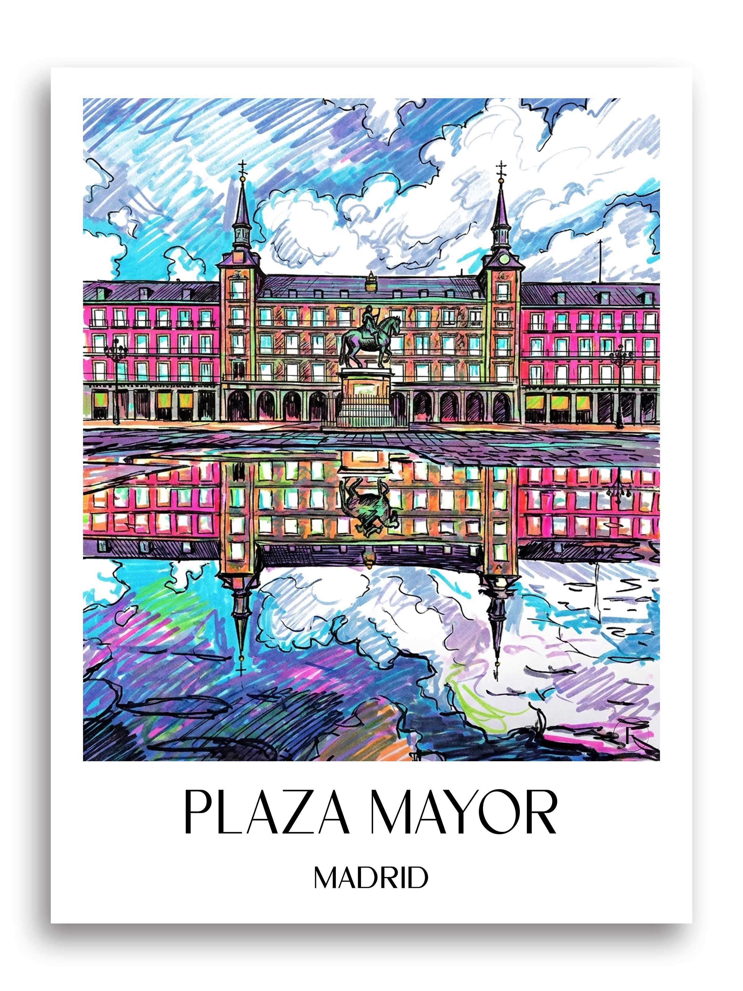 plaza-mayor-madrid-spanien-poster-graffiti