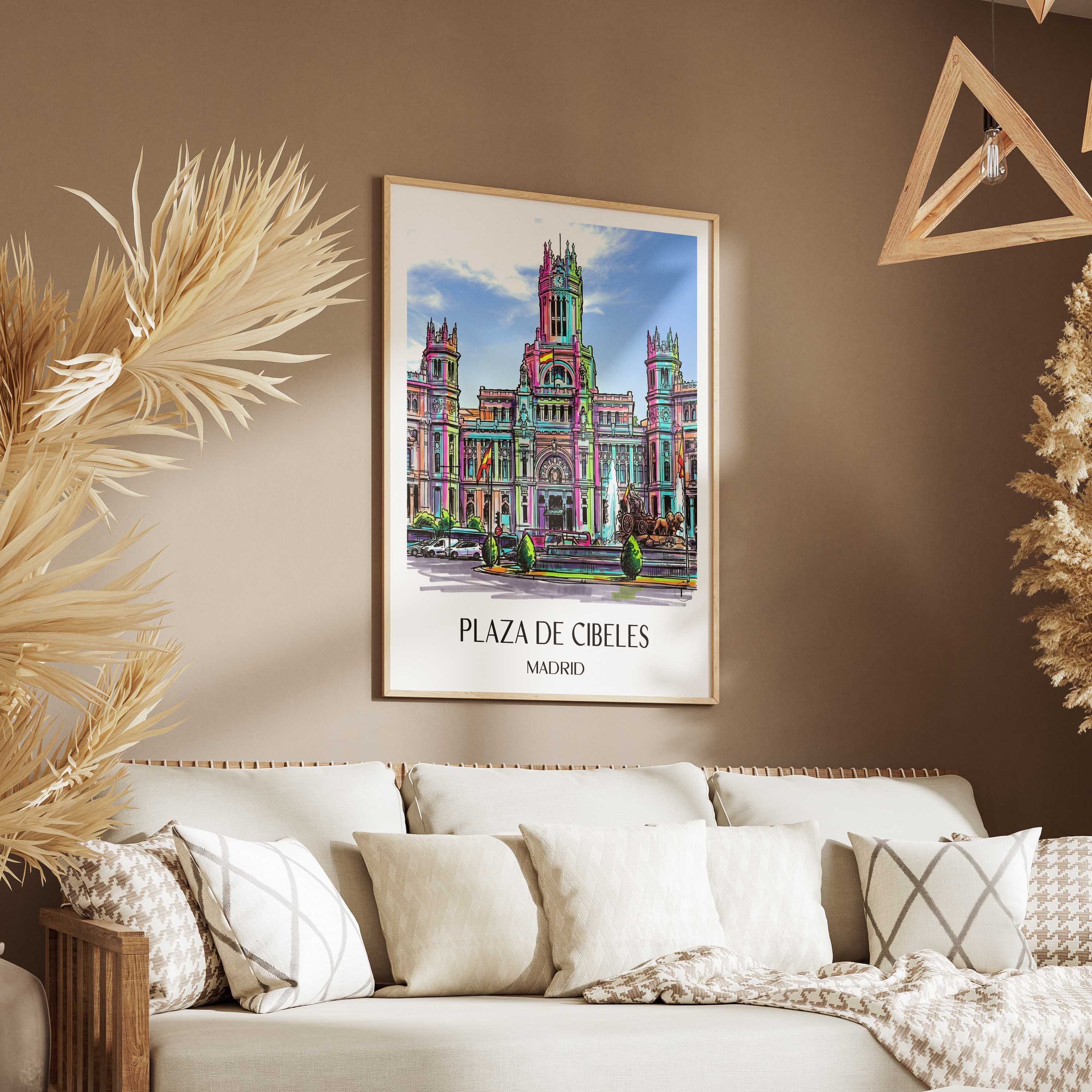 plaza-de-cibeles-madrid-spanien-poster-graffiti