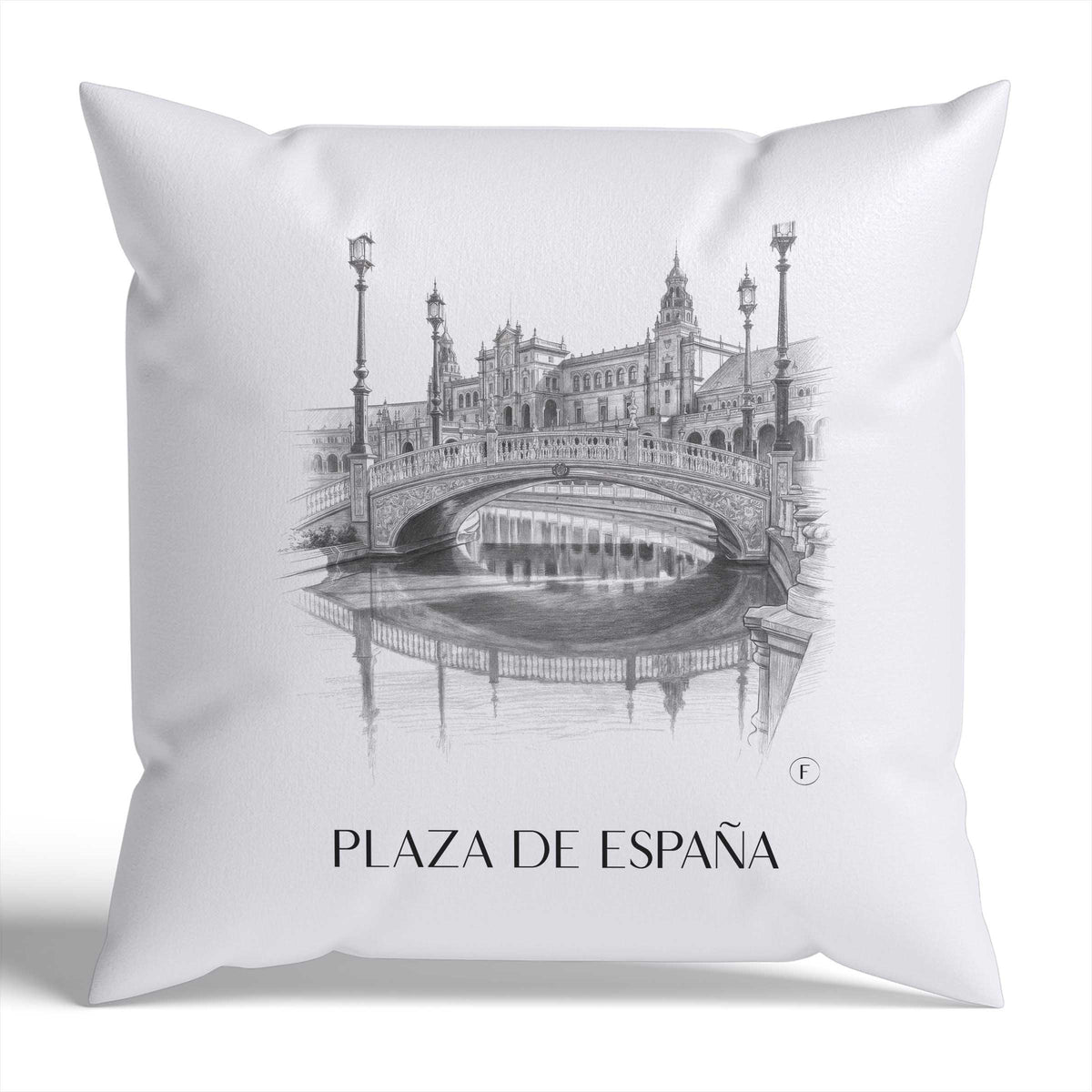 plaza-de-españa-sevilla-spanien-kissenbezug-bleistift-zeichnung-drawing