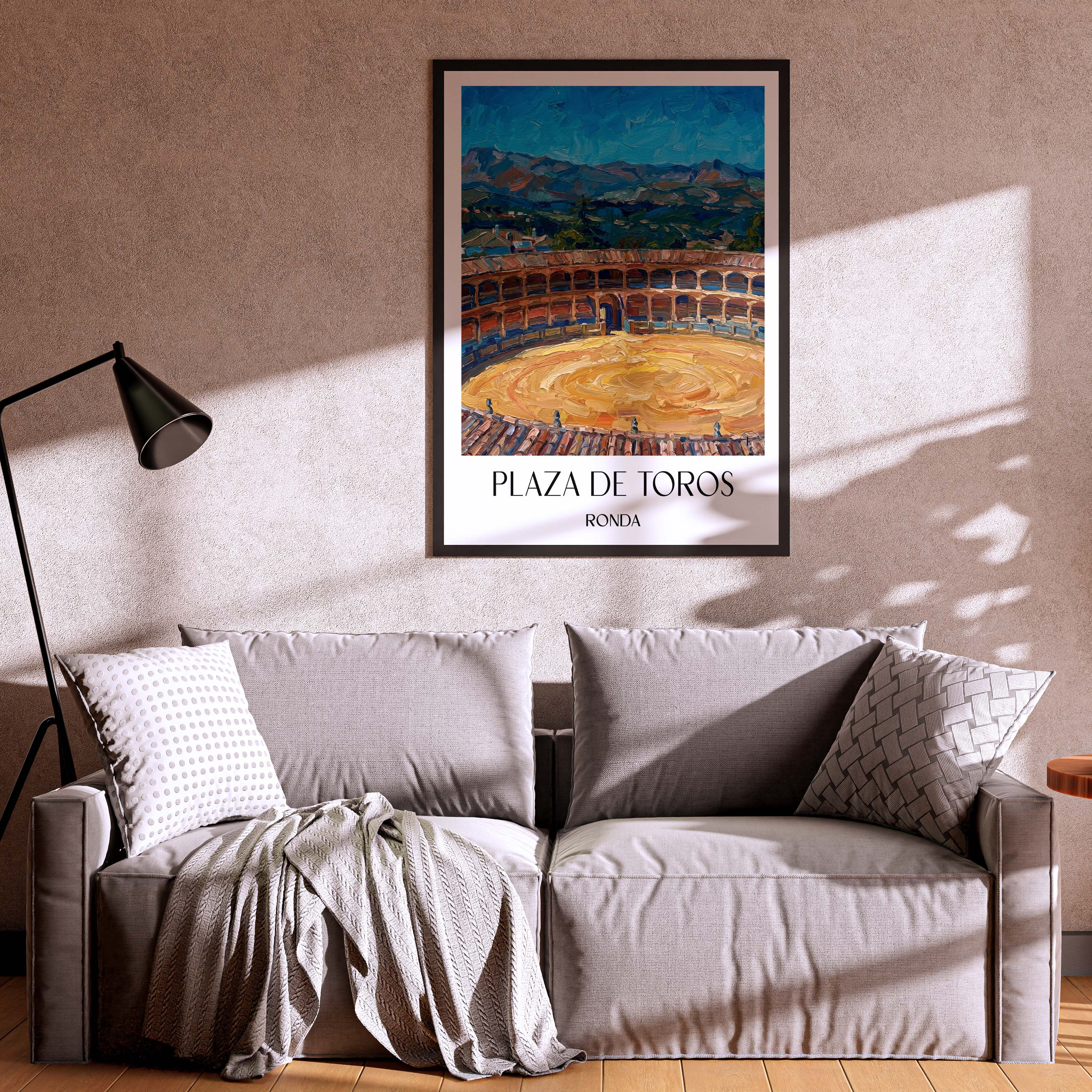 plaza-de-toros-ronda-spanien-poster-oil-painting-oelgemaelde