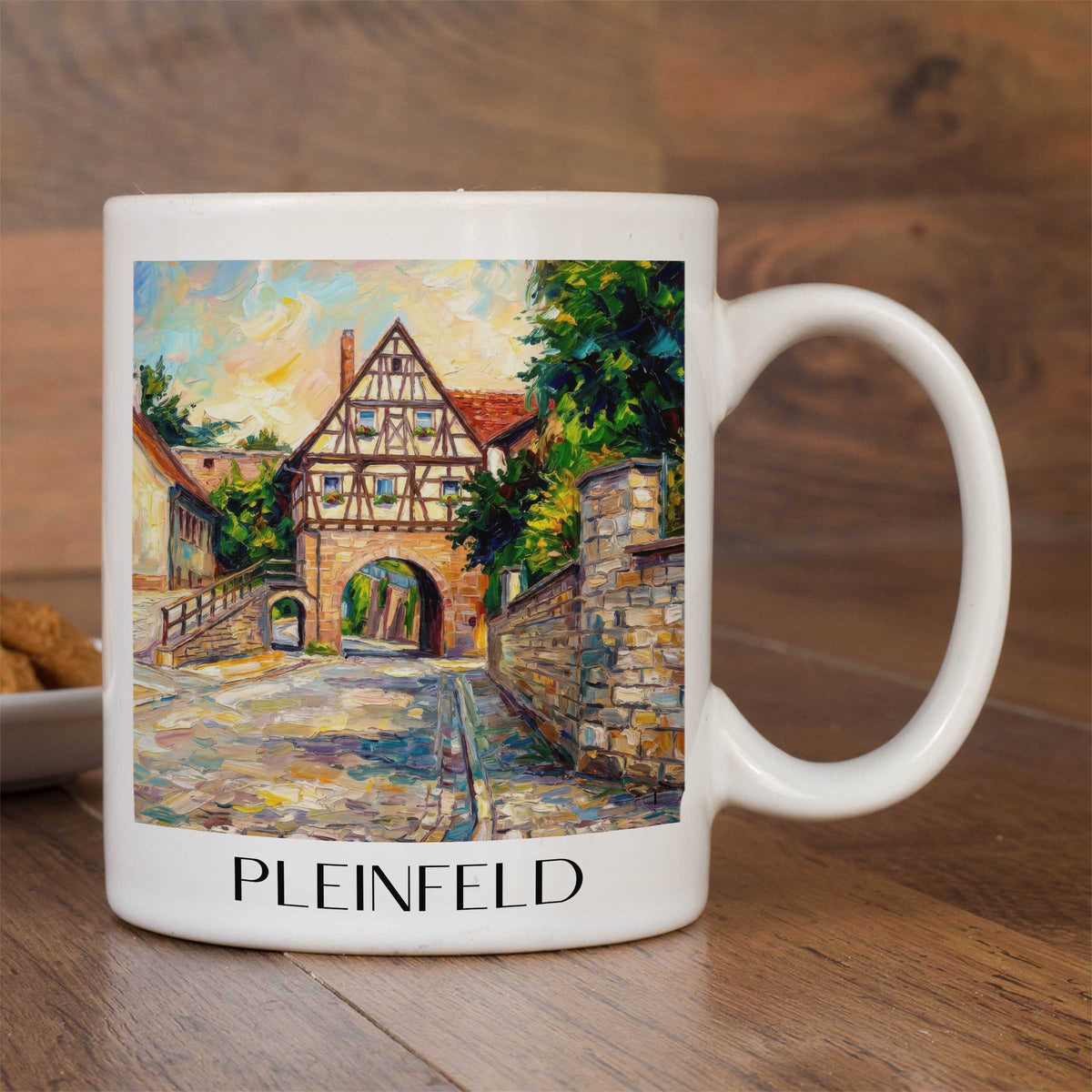 pleinfeld-fränkisches-seenland-deutschland-kaffeebecher-oil-painting-oelgemaelde