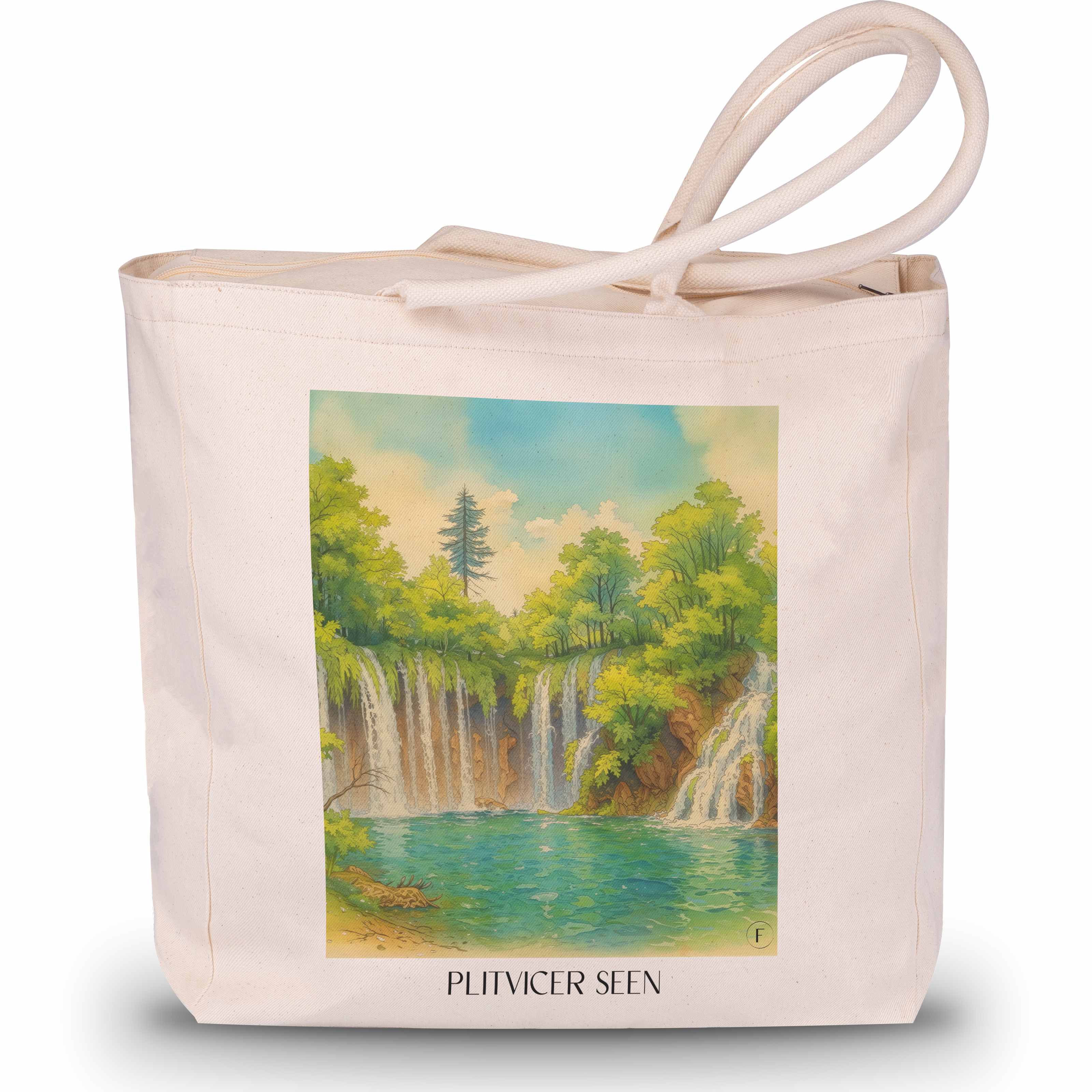 plitvicer-seen-kroatien-einkaufstasche-aquarell