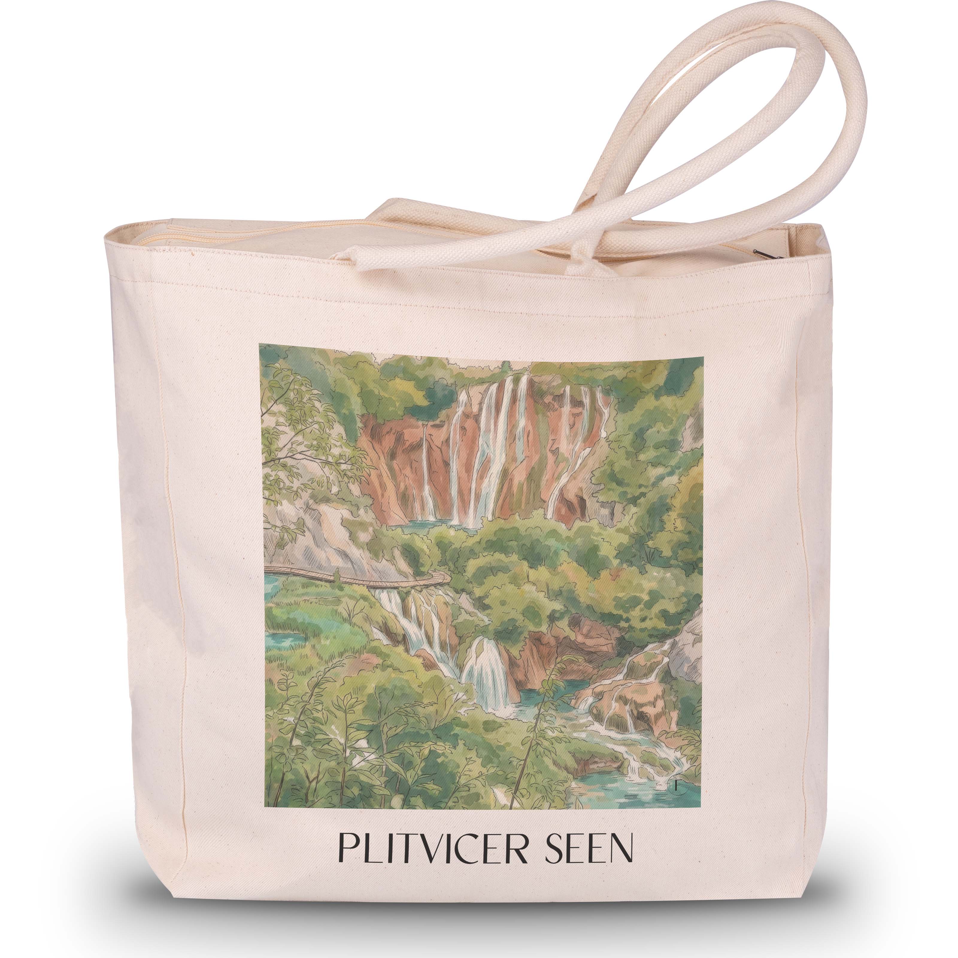 plitvicer-seen-kroatien-einkaufstasche-aquarell