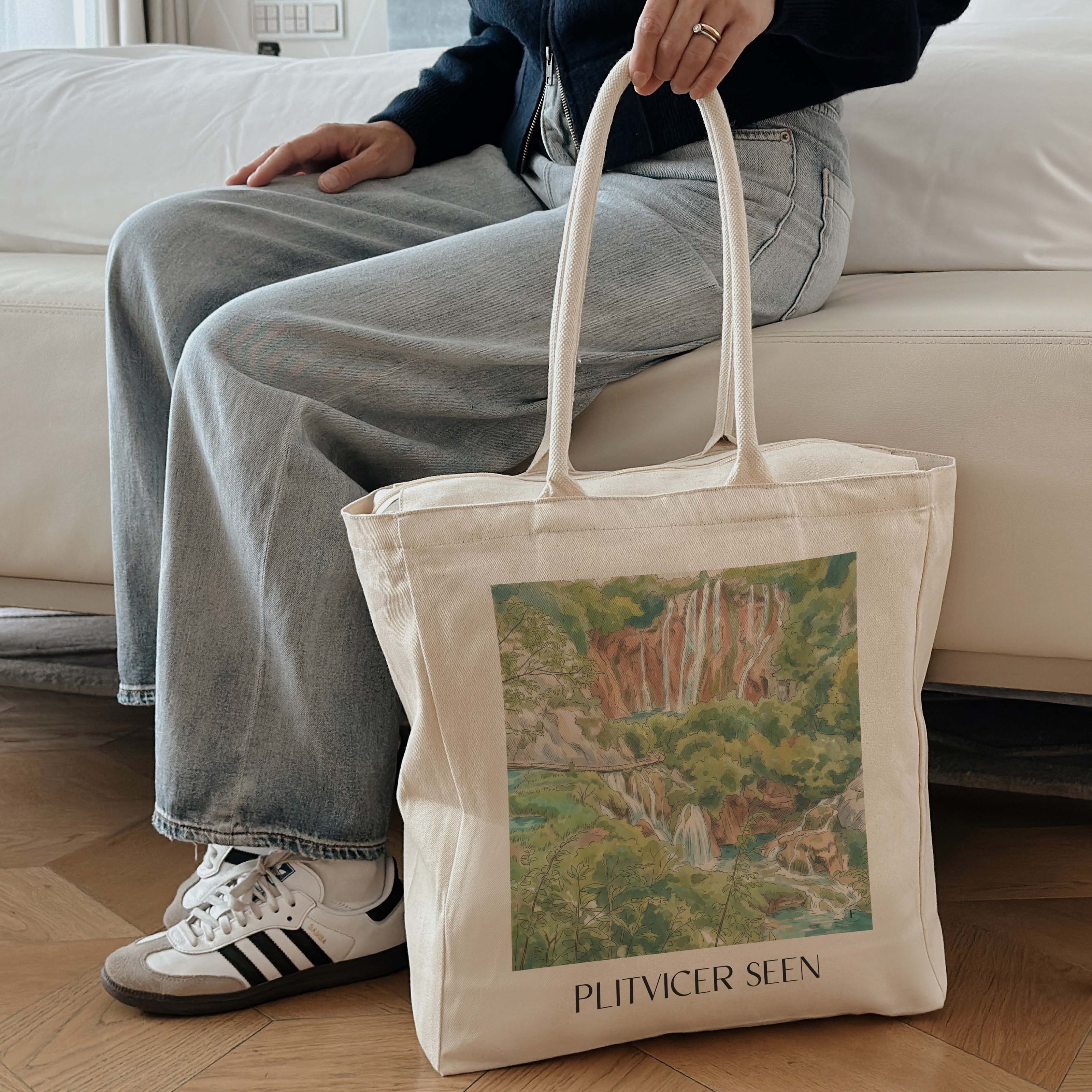 plitvicer-seen-kroatien-einkaufstasche-aquarell