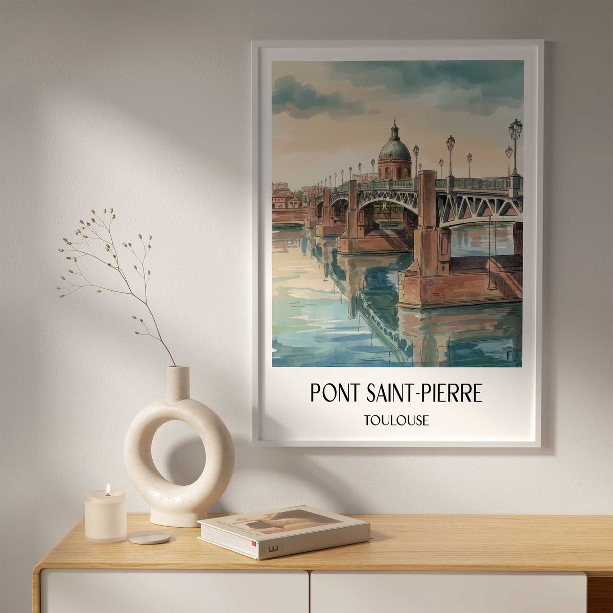 pont-saint-pierre-toulouse-frankreich-poster-aquarell