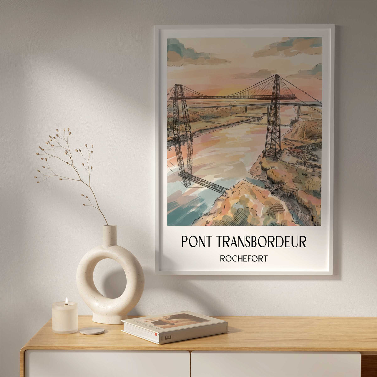 pont-transbordeur-rochefort-frankreich-poster-aquarell