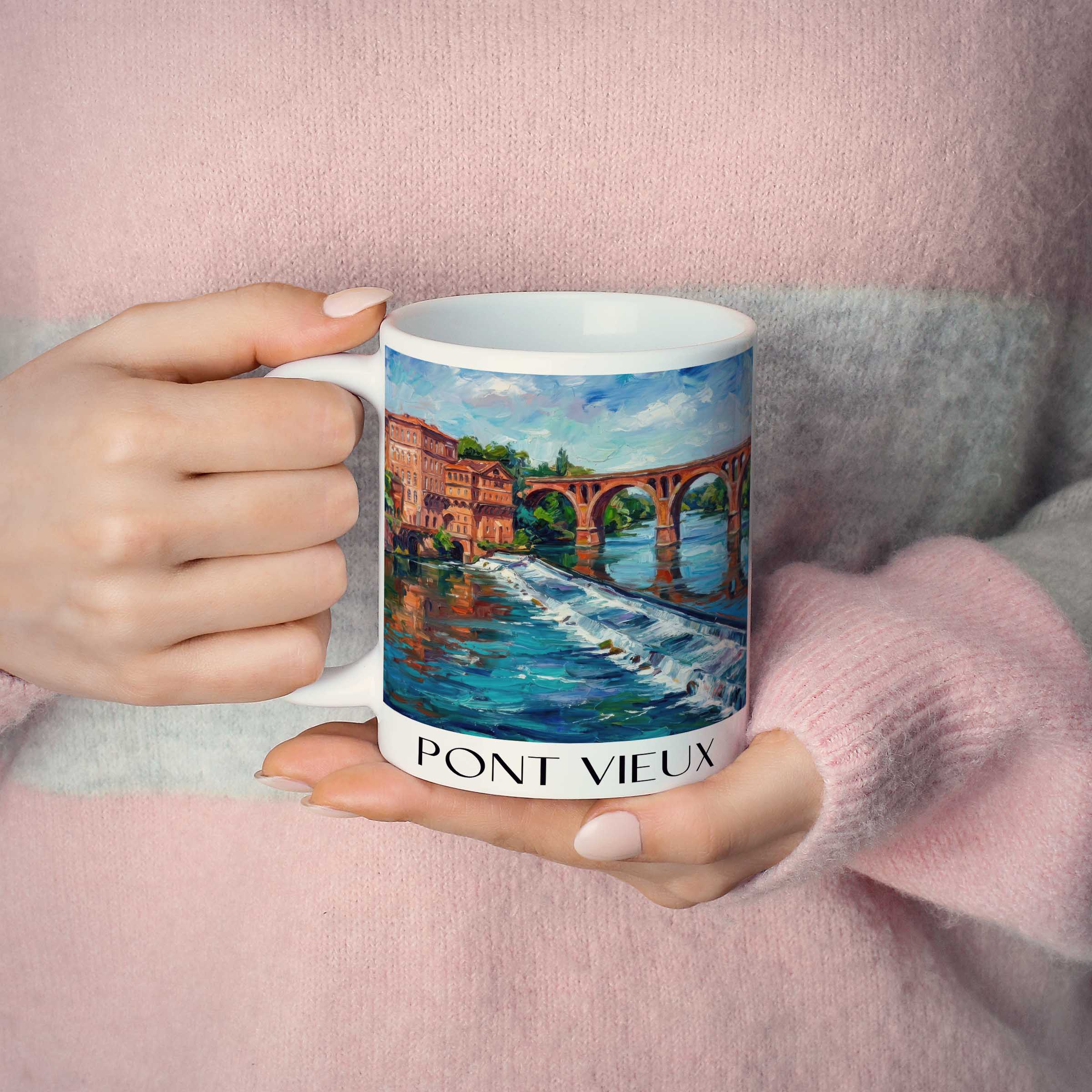 pont-vieux--albi-frankreich-kaffeebecher-oil-painting-oelgemaelde