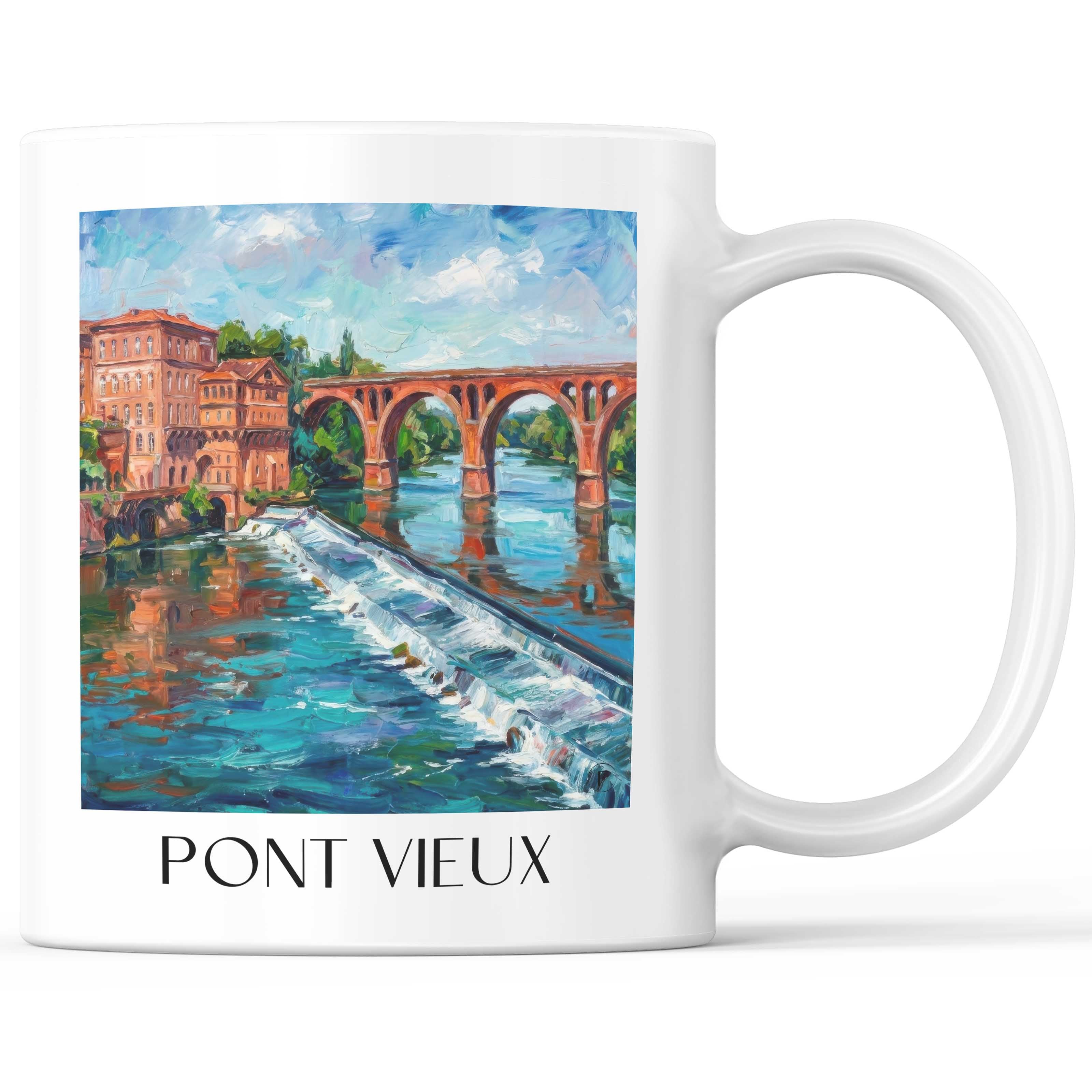 pont-vieux--albi-frankreich-kaffeebecher-oil-painting-oelgemaelde