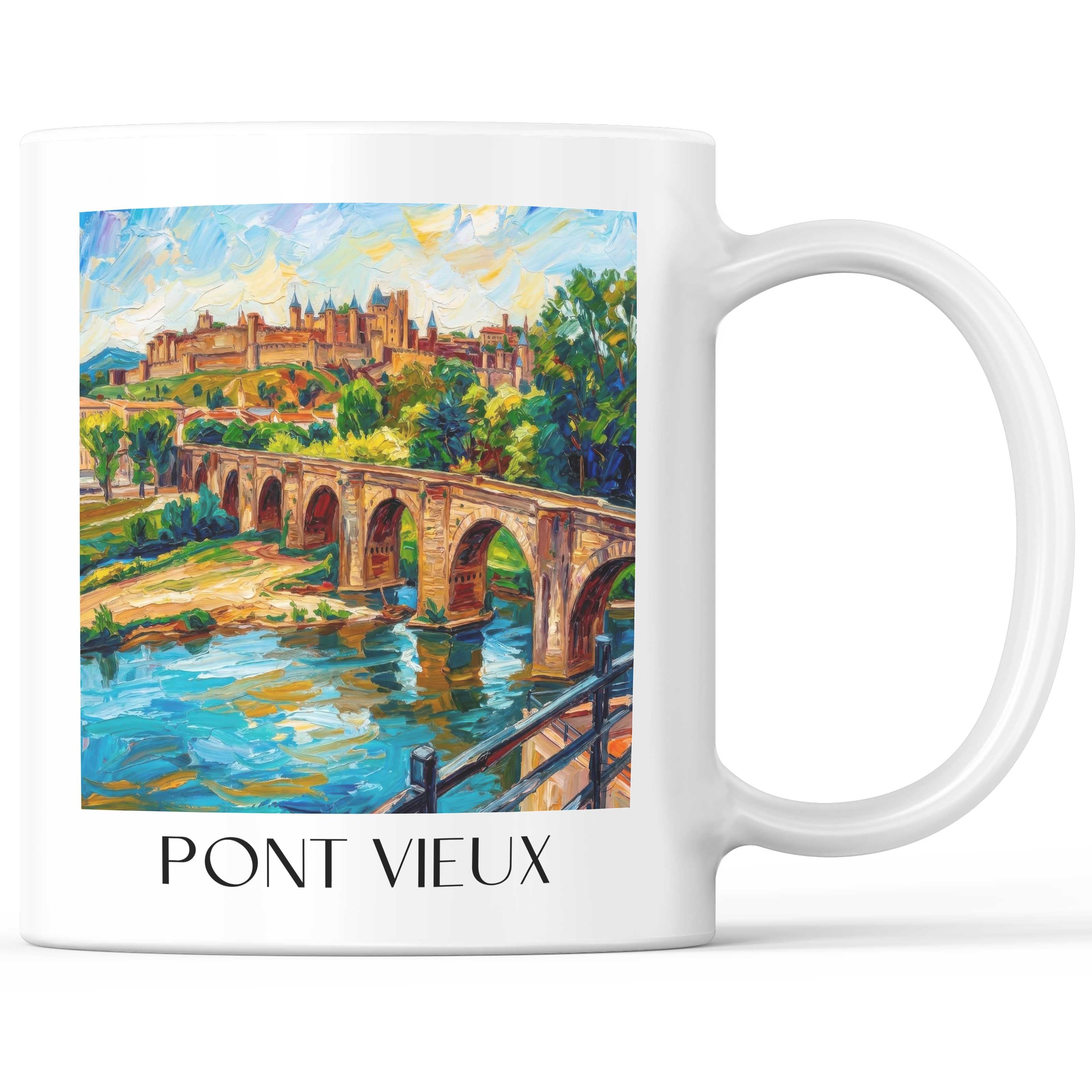 pont-vieux-carcassonne-frankreich-kaffeebecher-oil-painting-oelgemaelde