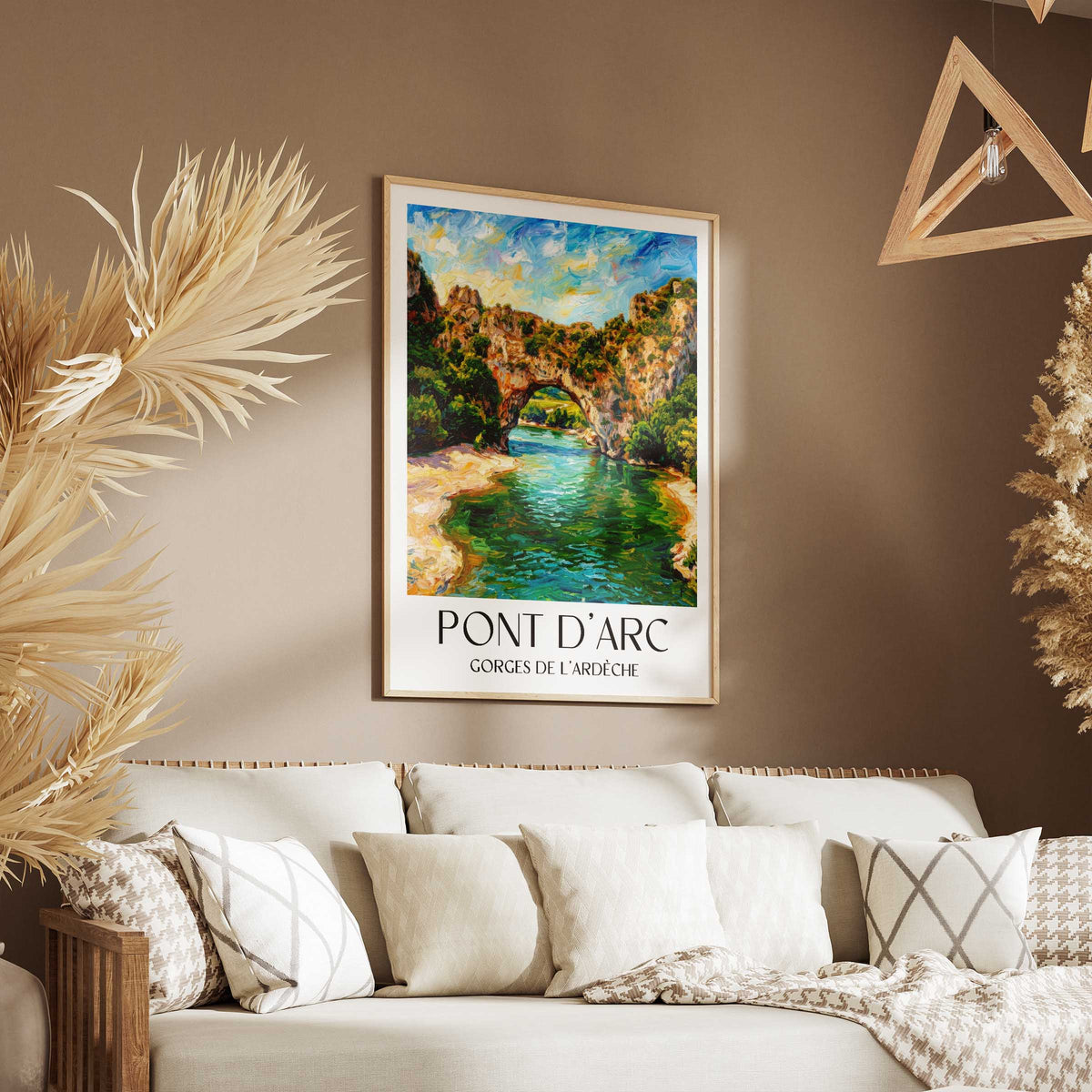 pont-d'arc-gorges-de-l'ardèche-frankreich-poster-oil-painting-oelgemaelde