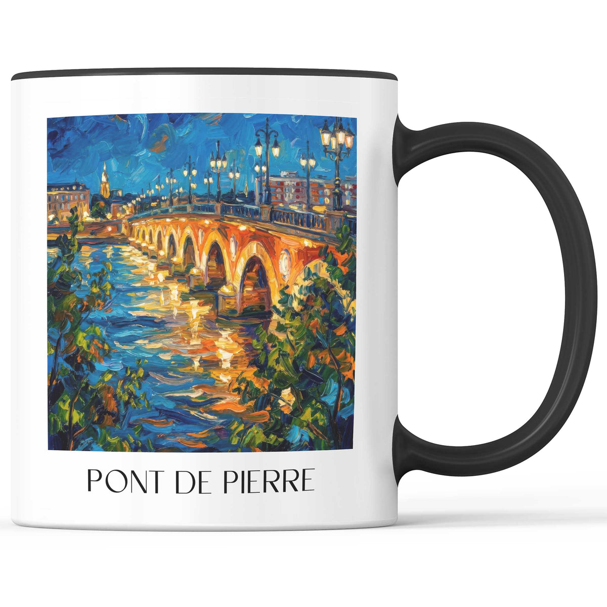 pont-de-pierre-bordeaux-frankreich-kaffeebecher-oil-painting-oelgemaelde