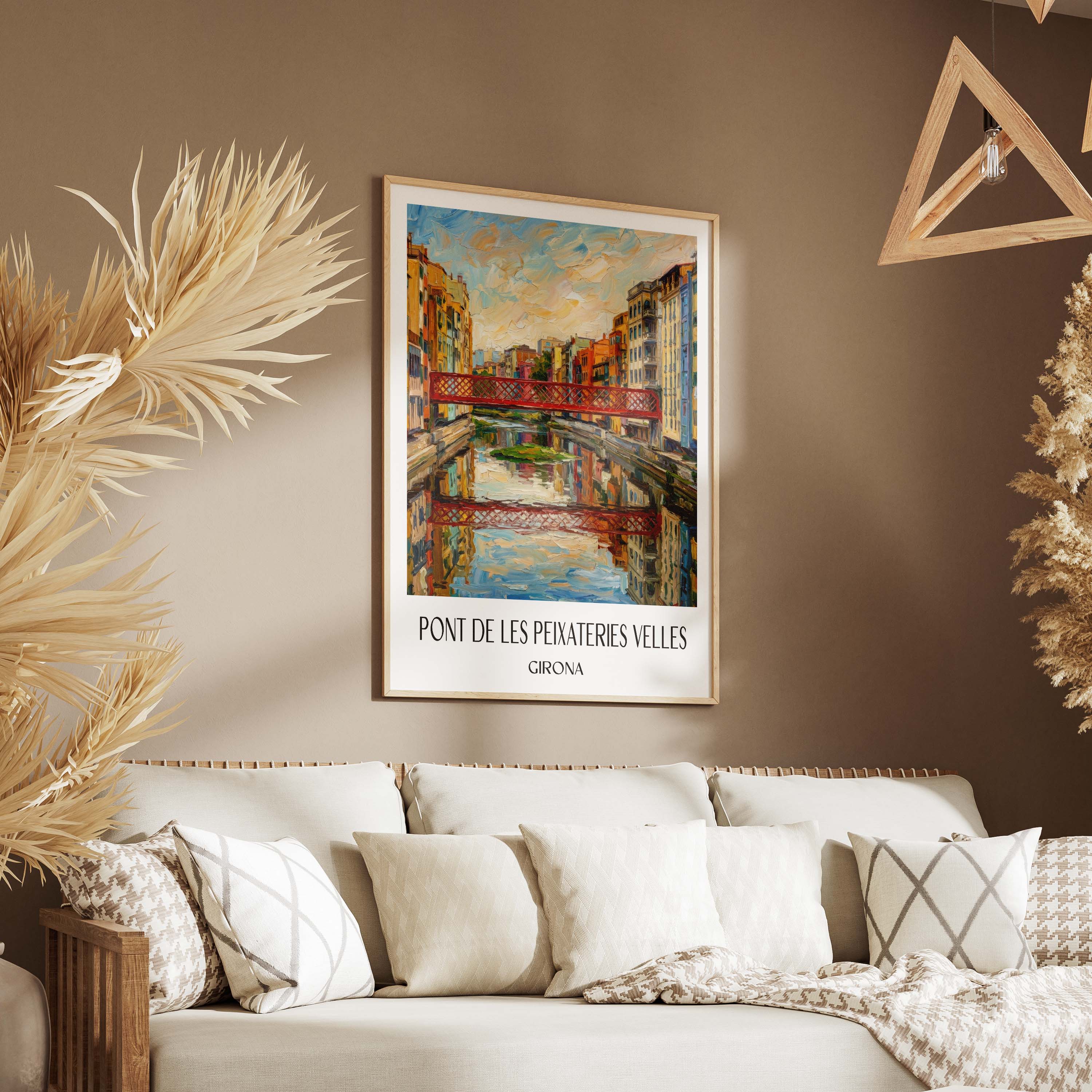 pont-de-les-peixateries-velles-girona-spanien-poster-oil-painting-oelgemaelde