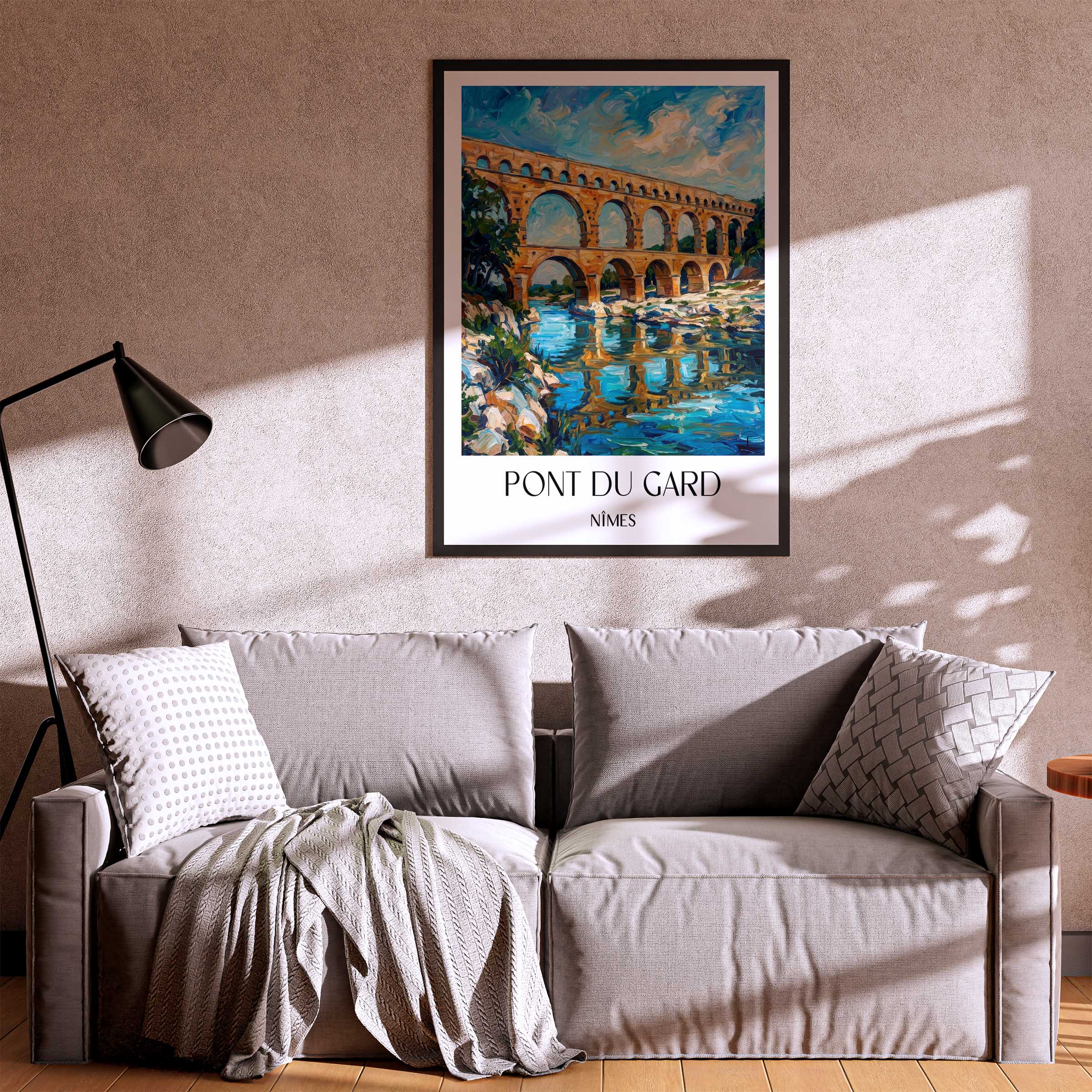 pont-du-gard-nîmes-frankreich-poster-oil-painting-oelgemaelde